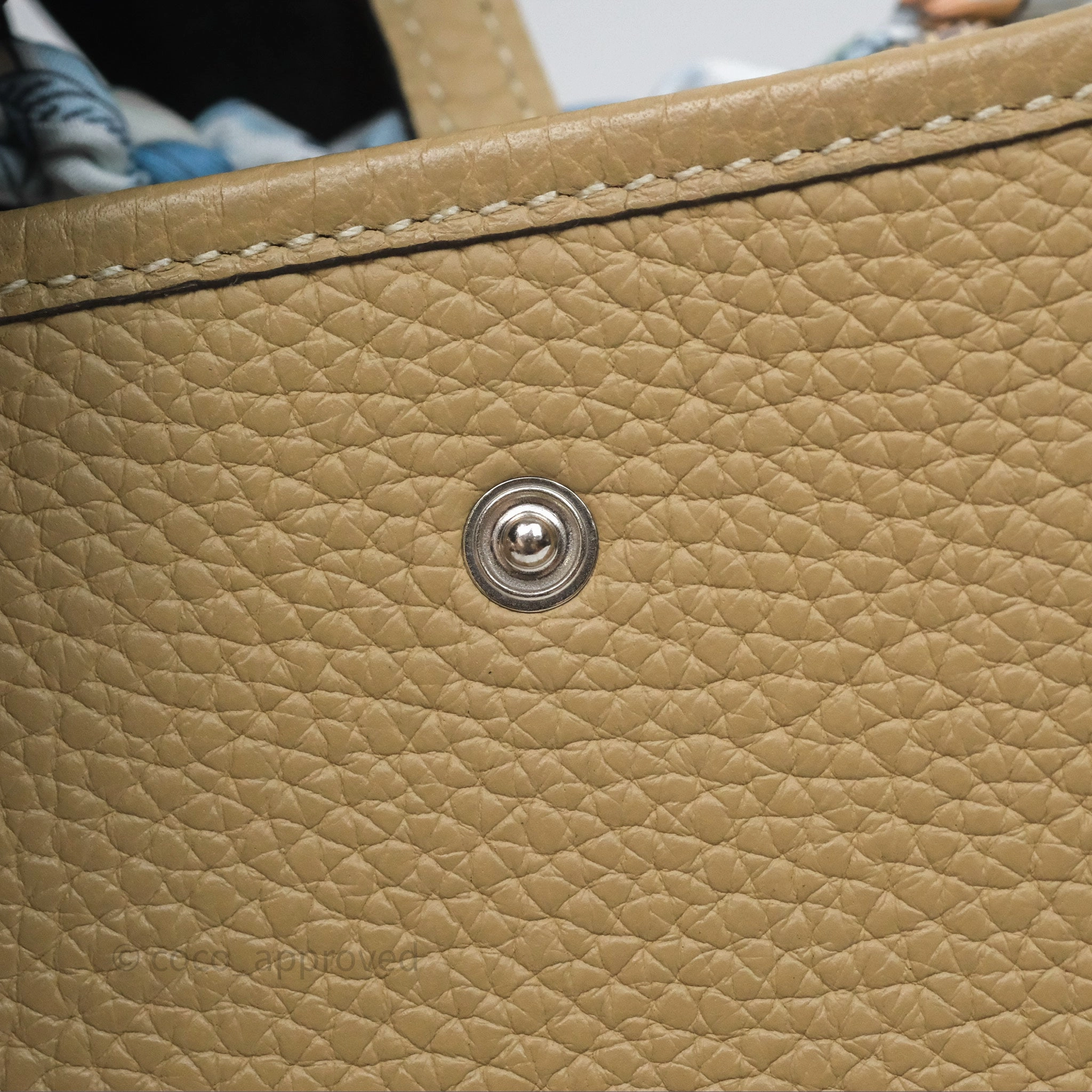 Herms Mini Evelyne 16 Trench Clemence Palladium Hardware