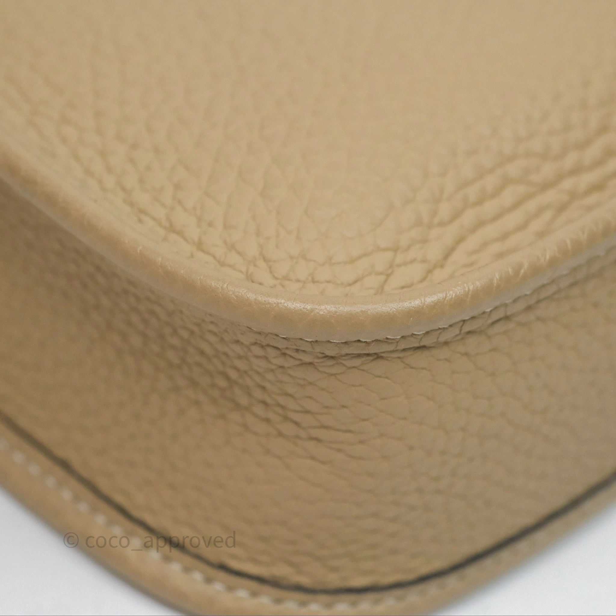 Herms Mini Evelyne 16 Trench Clemence Palladium Hardware