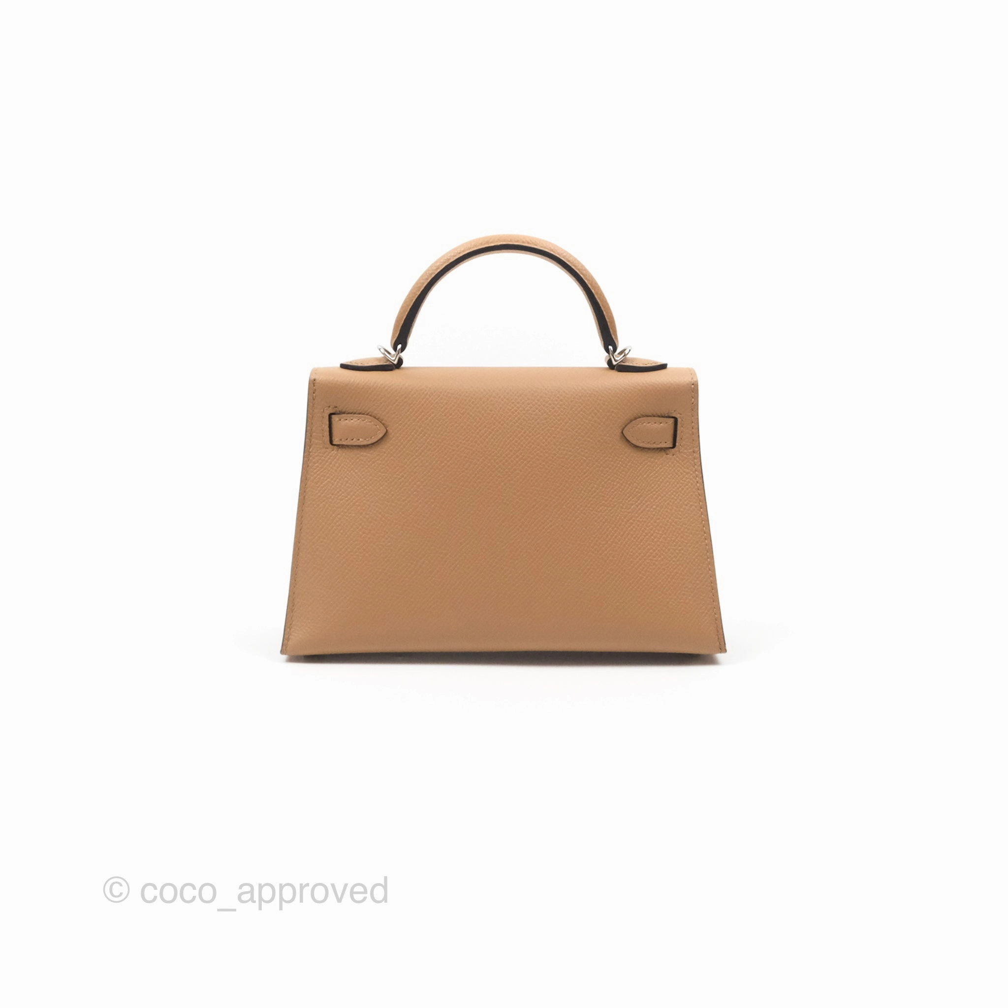 Herms Mini Kelly II Chai 0M Epsom Palladium Hardware