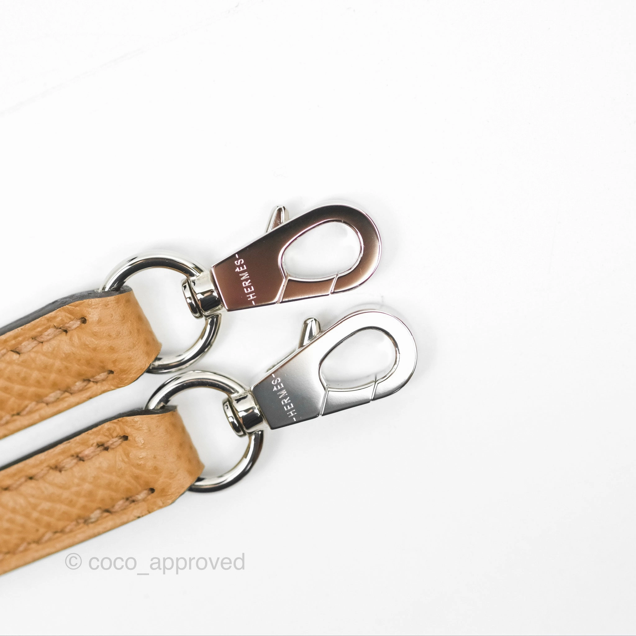 Herms Mini Kelly II Etoupe 18/Alezan 3G/Biscuit 48 Epsom Palladium Hardware