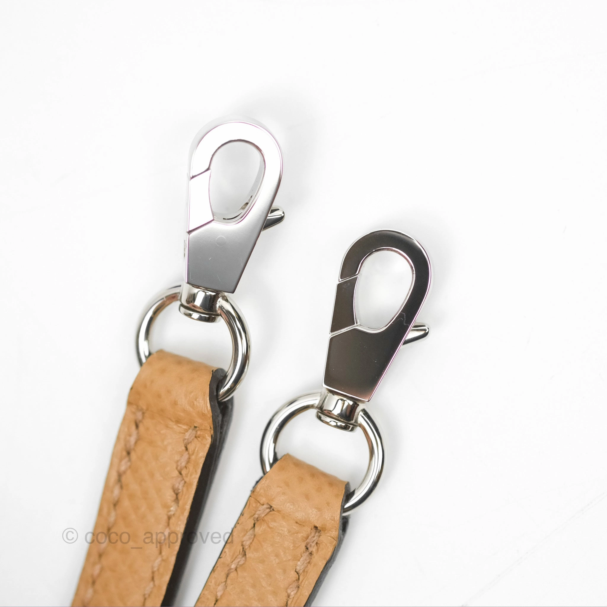 Herms Mini Kelly II Etoupe 18/Alezan 3G/Biscuit 48 Epsom Palladium Hardware