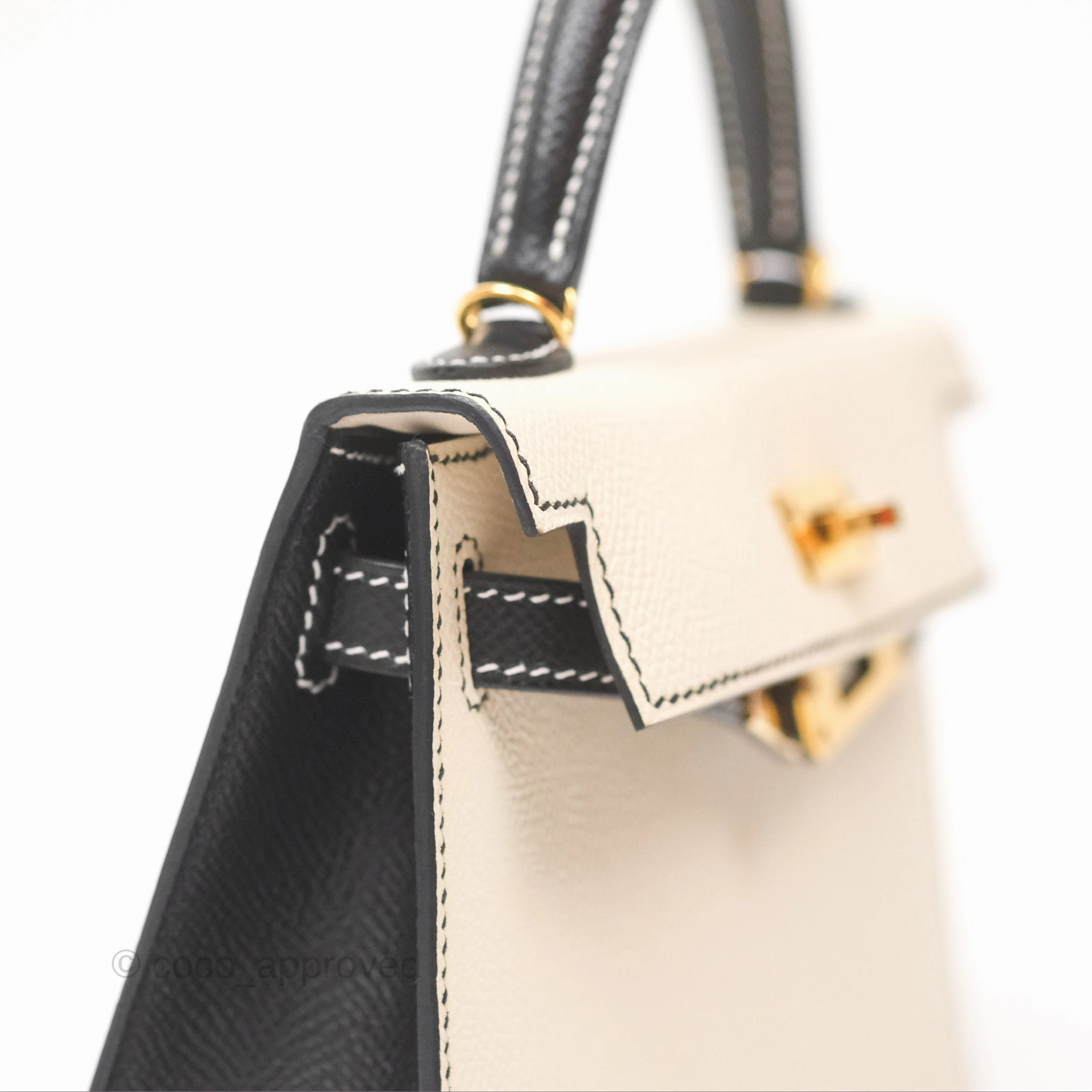 Herms Mini Kelly II HSS Epsom Gold Hardware