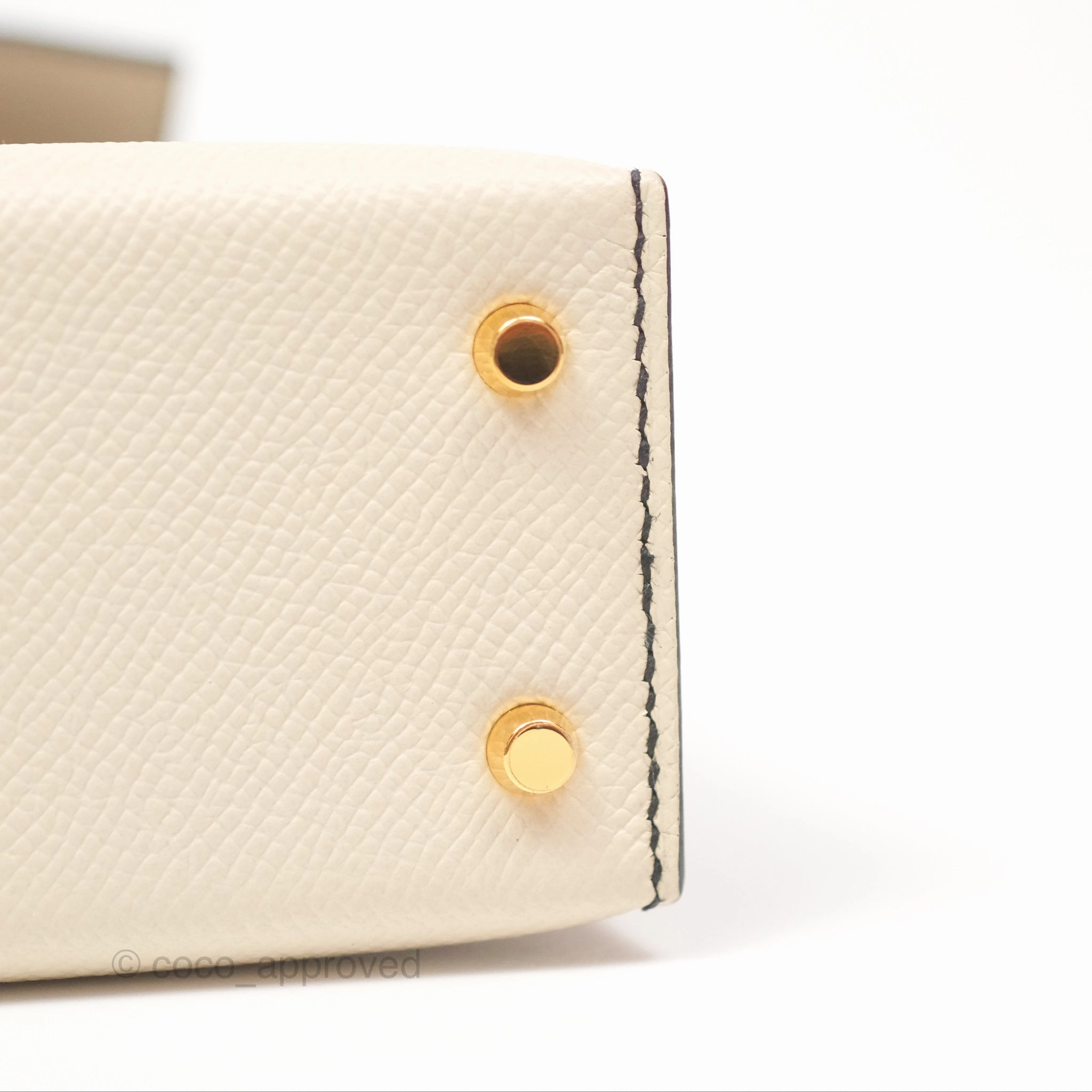 Herms Mini Kelly II HSS Epsom Gold Hardware