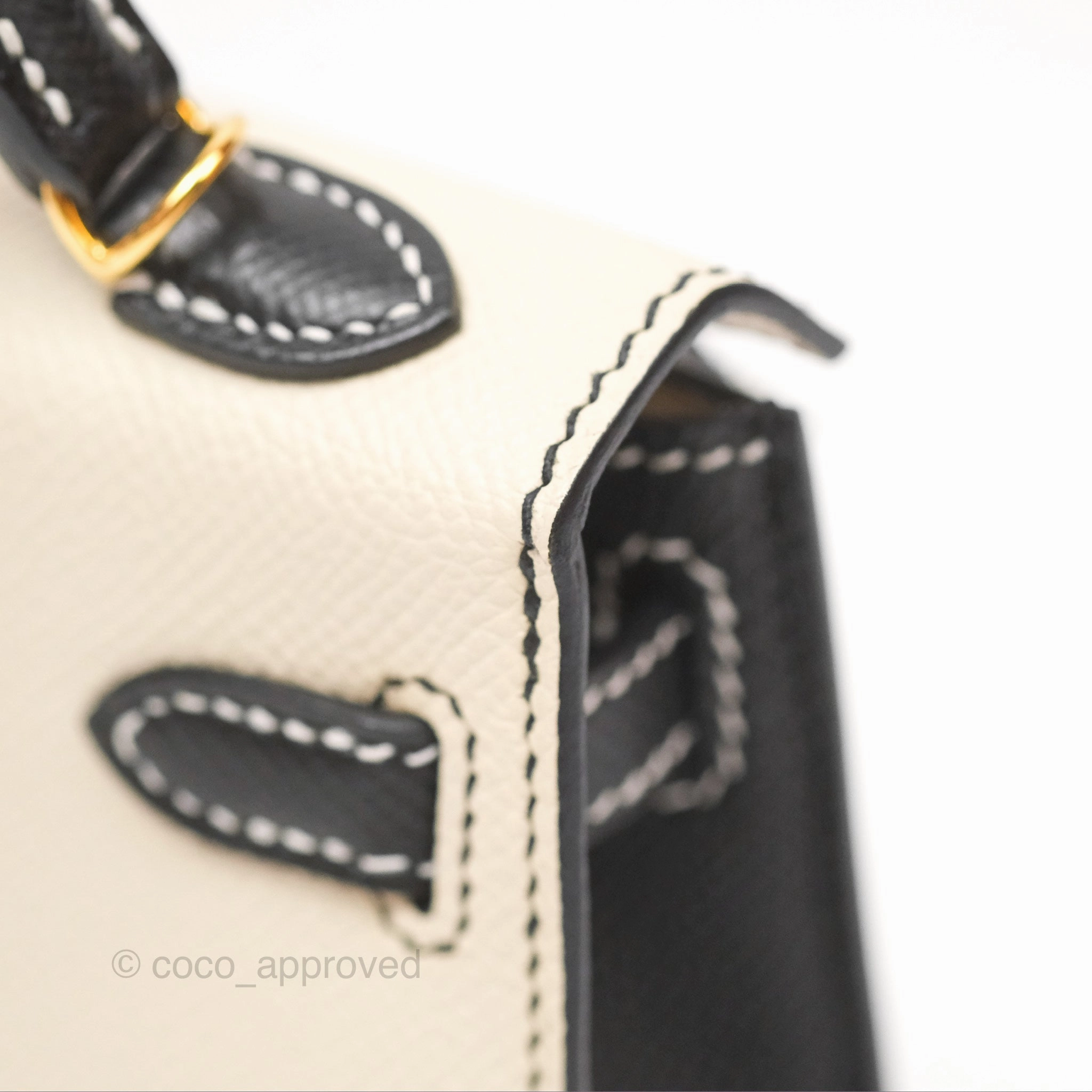 Herms Mini Kelly II HSS Epsom Gold Hardware