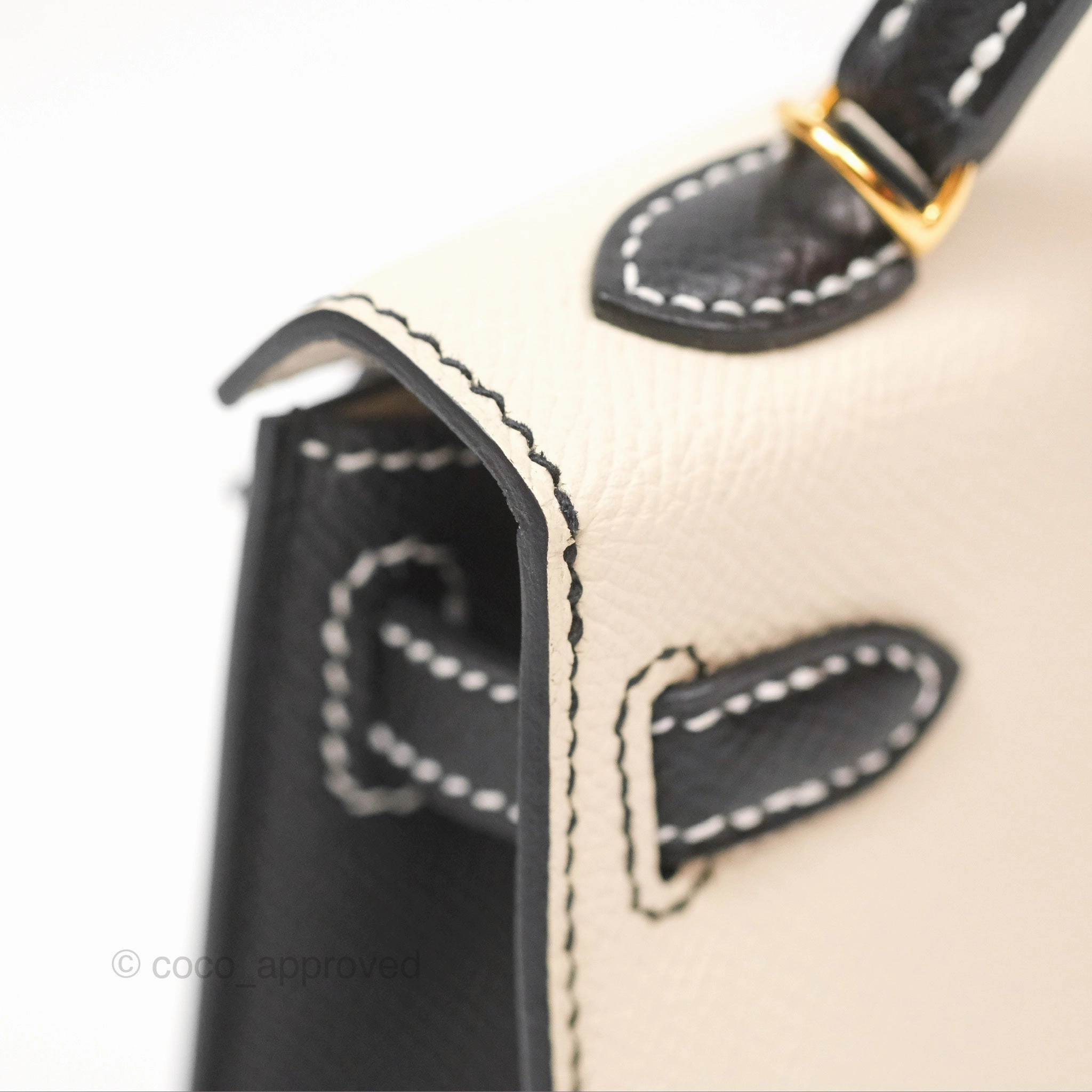 Herms Mini Kelly II HSS Epsom Gold Hardware