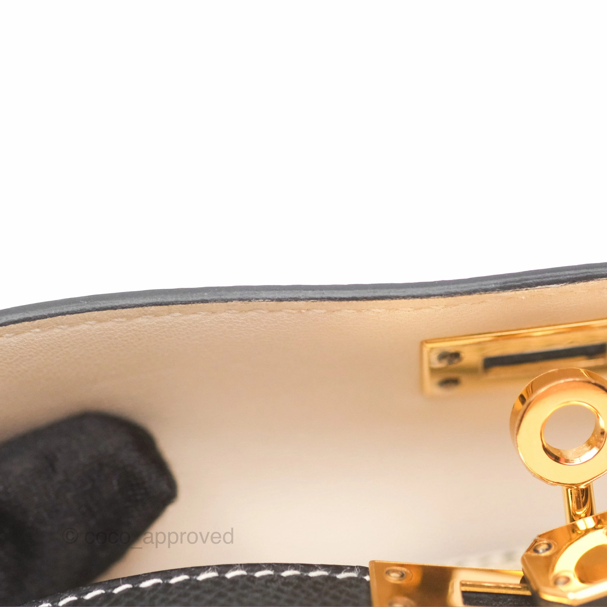 Herms Mini Kelly II HSS Epsom Gold Hardware