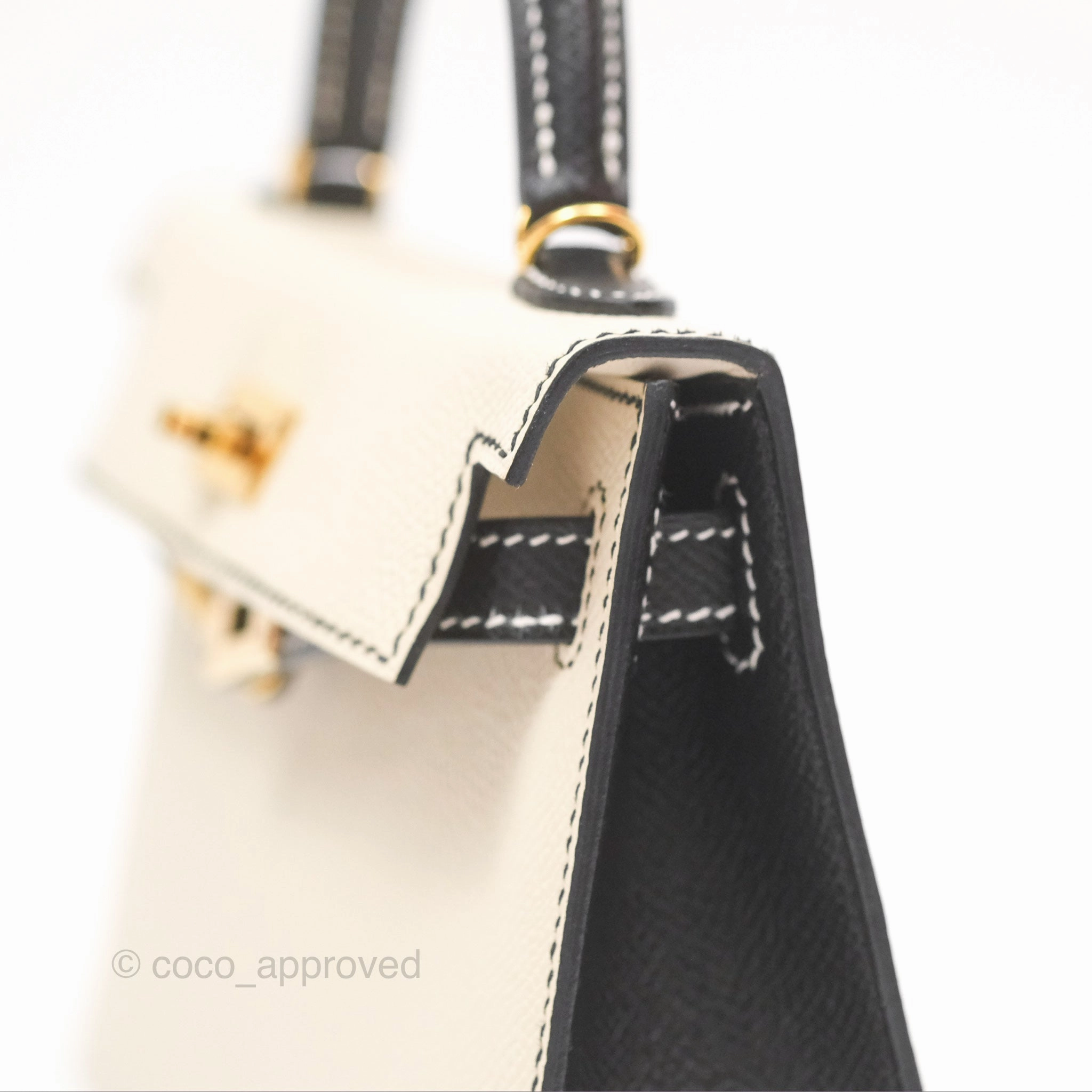 Herms Mini Kelly II HSS Epsom Gold Hardware
