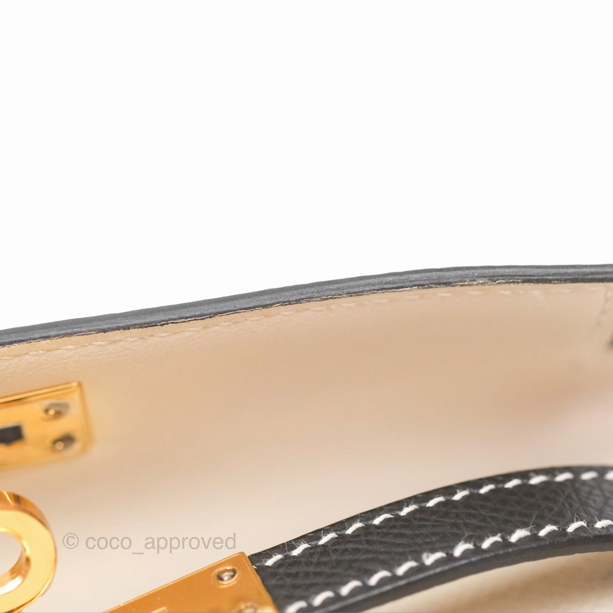 Herms Mini Kelly II HSS Epsom Gold Hardware