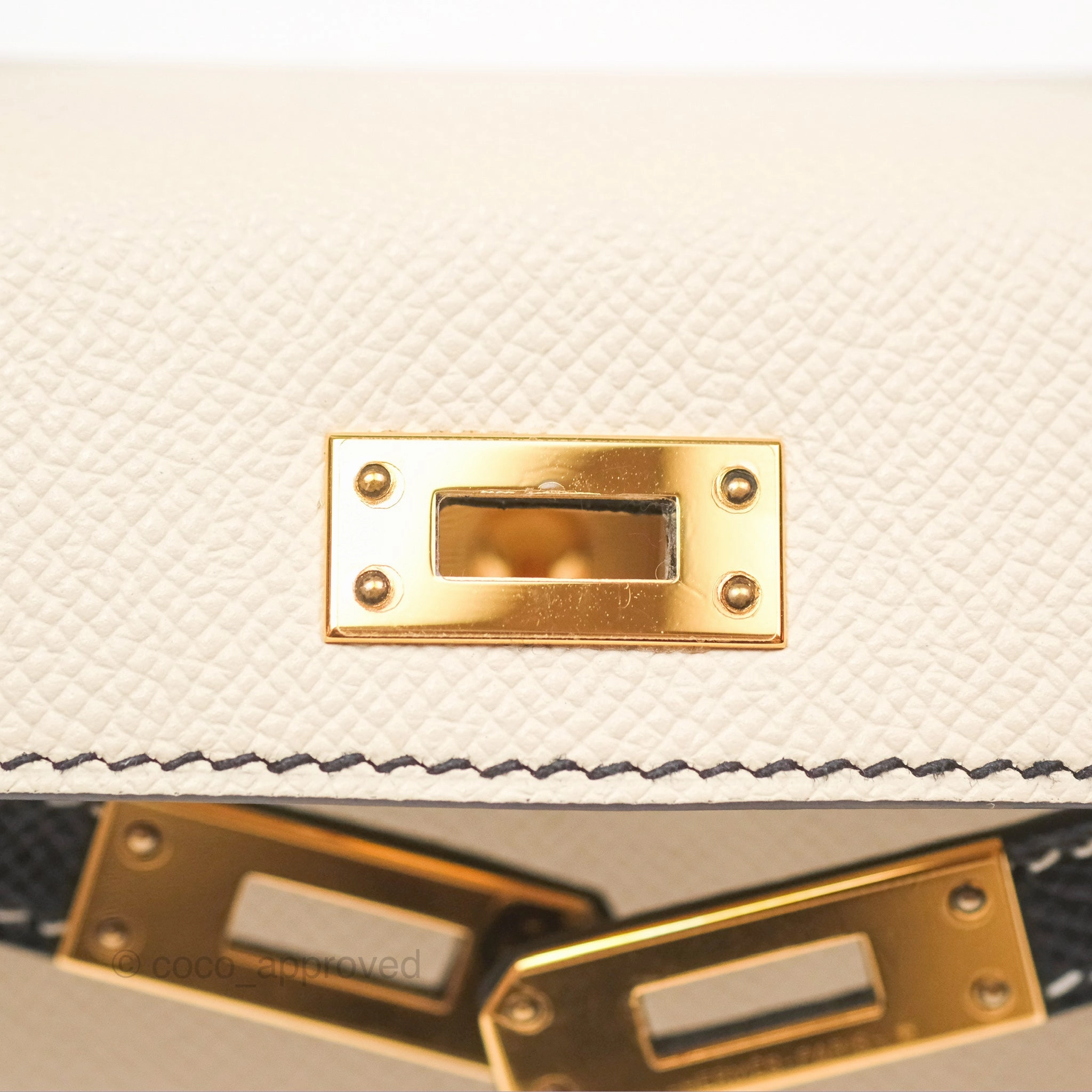 Herms Mini Kelly II HSS Epsom Gold Hardware