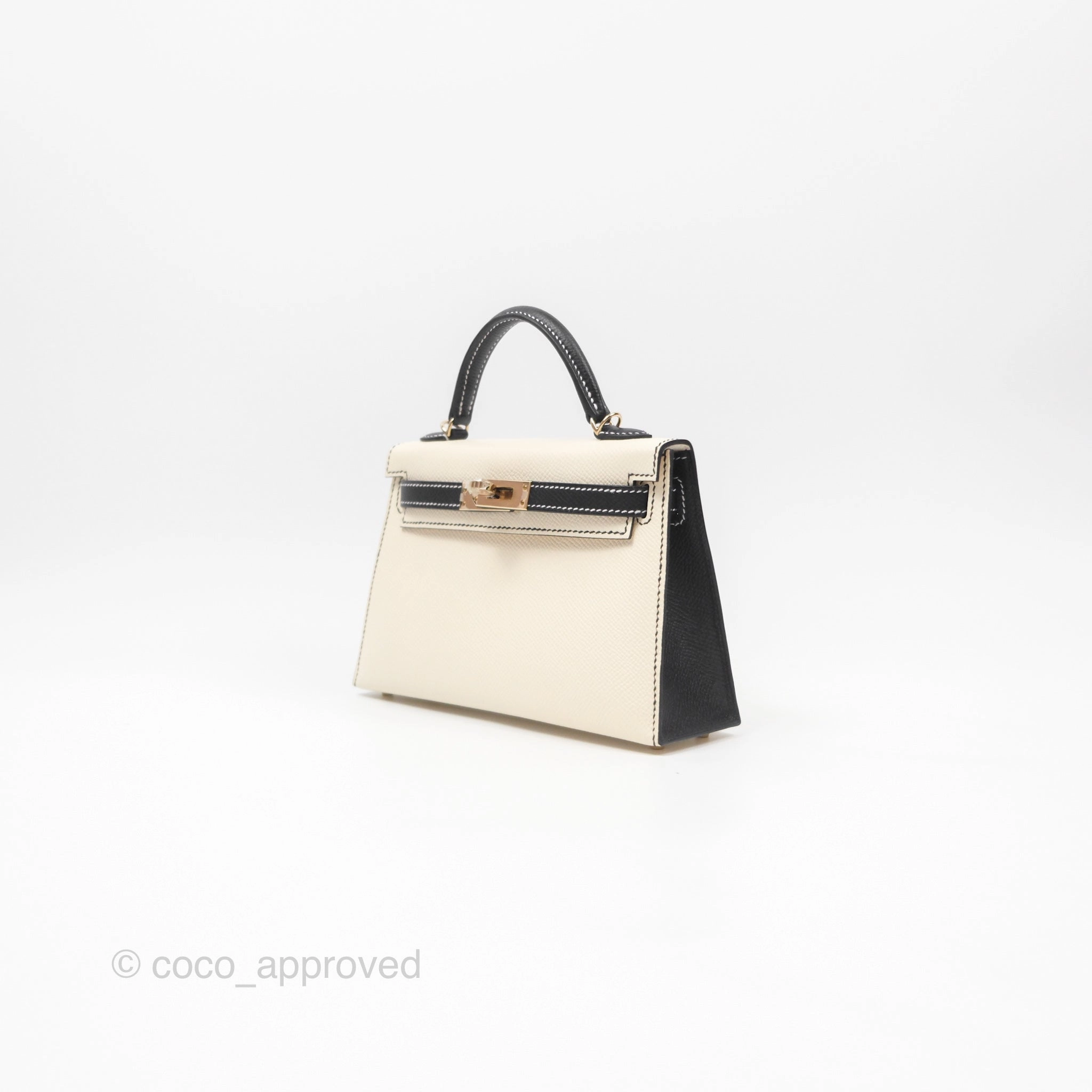Herms Mini Kelly II HSS Epsom Rose Gold Hardware