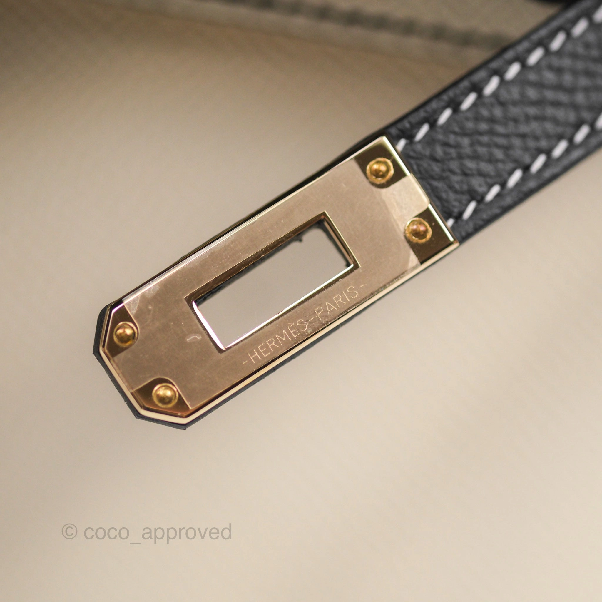 Herms Mini Kelly II HSS Epsom Rose Gold Hardware