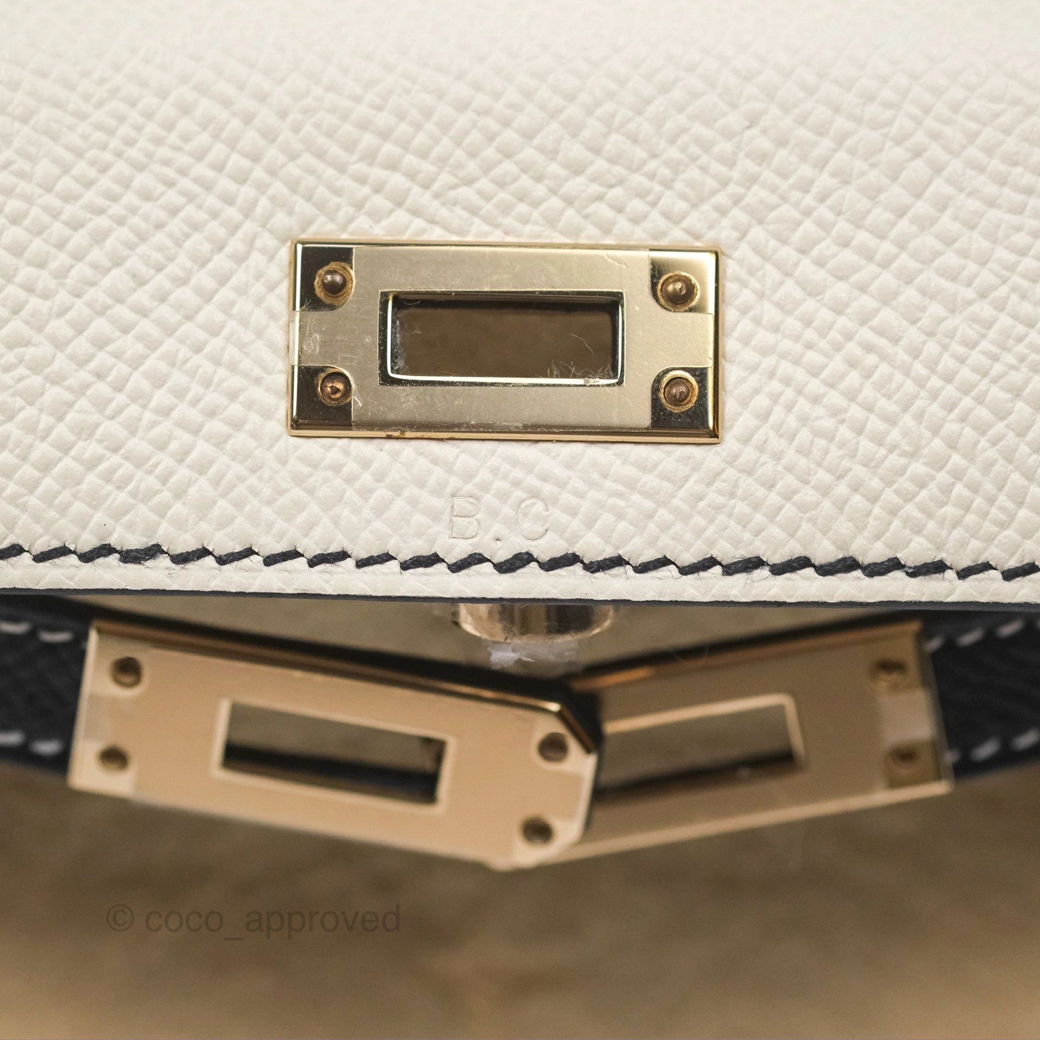 Herms Mini Kelly II HSS Epsom Rose Gold Hardware