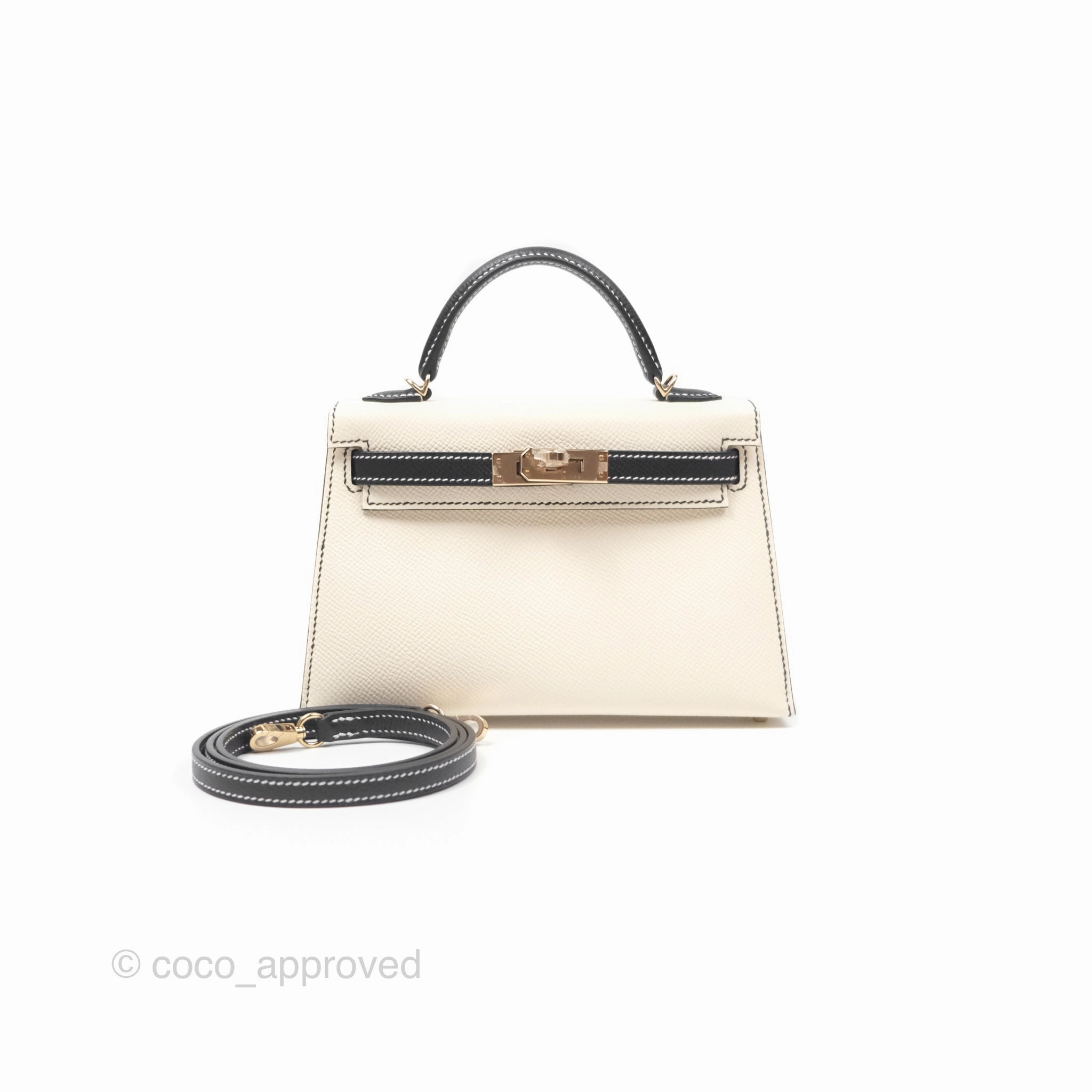 Herms Mini Kelly II HSS Epsom Rose Gold Hardware