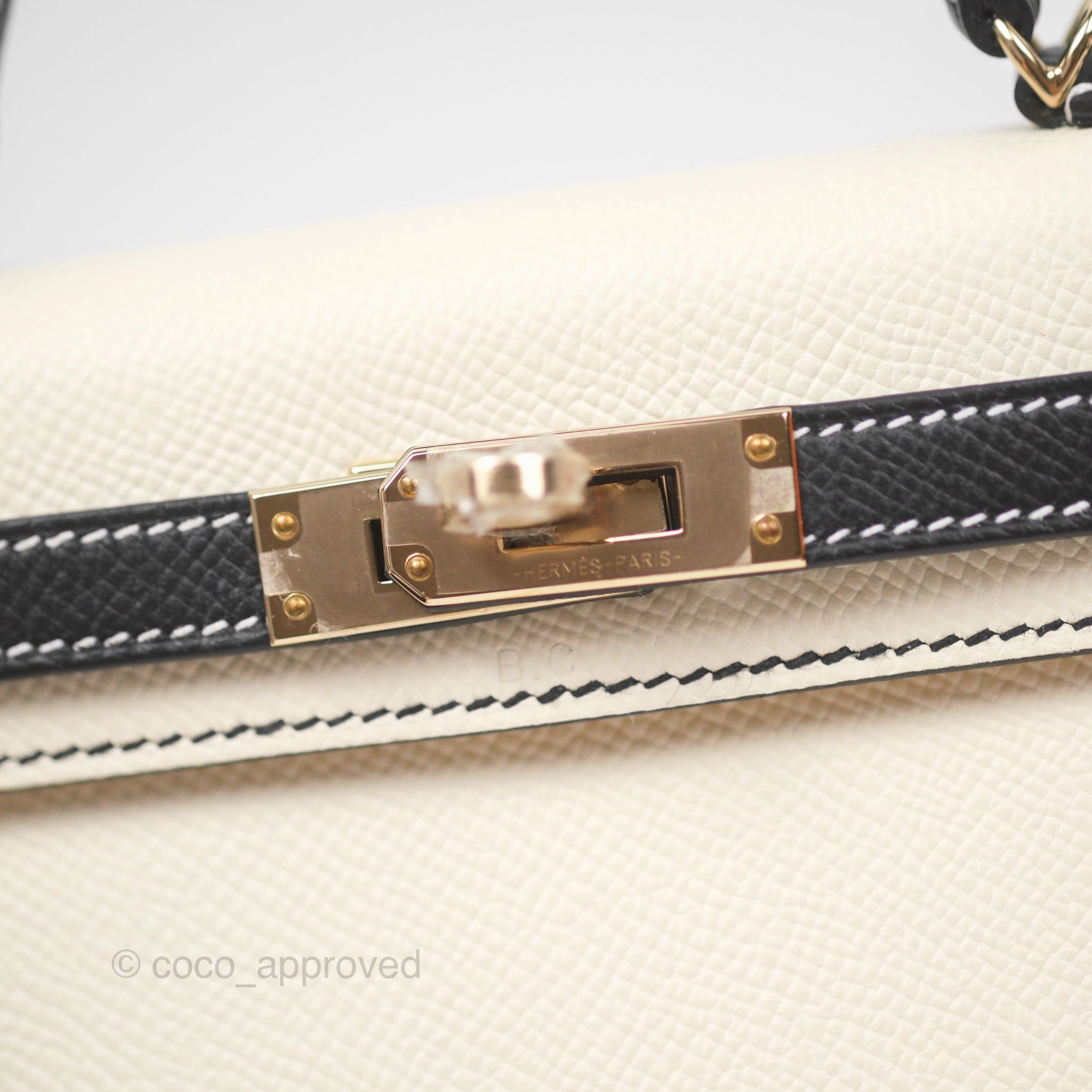 Herms Mini Kelly II HSS Epsom Rose Gold Hardware