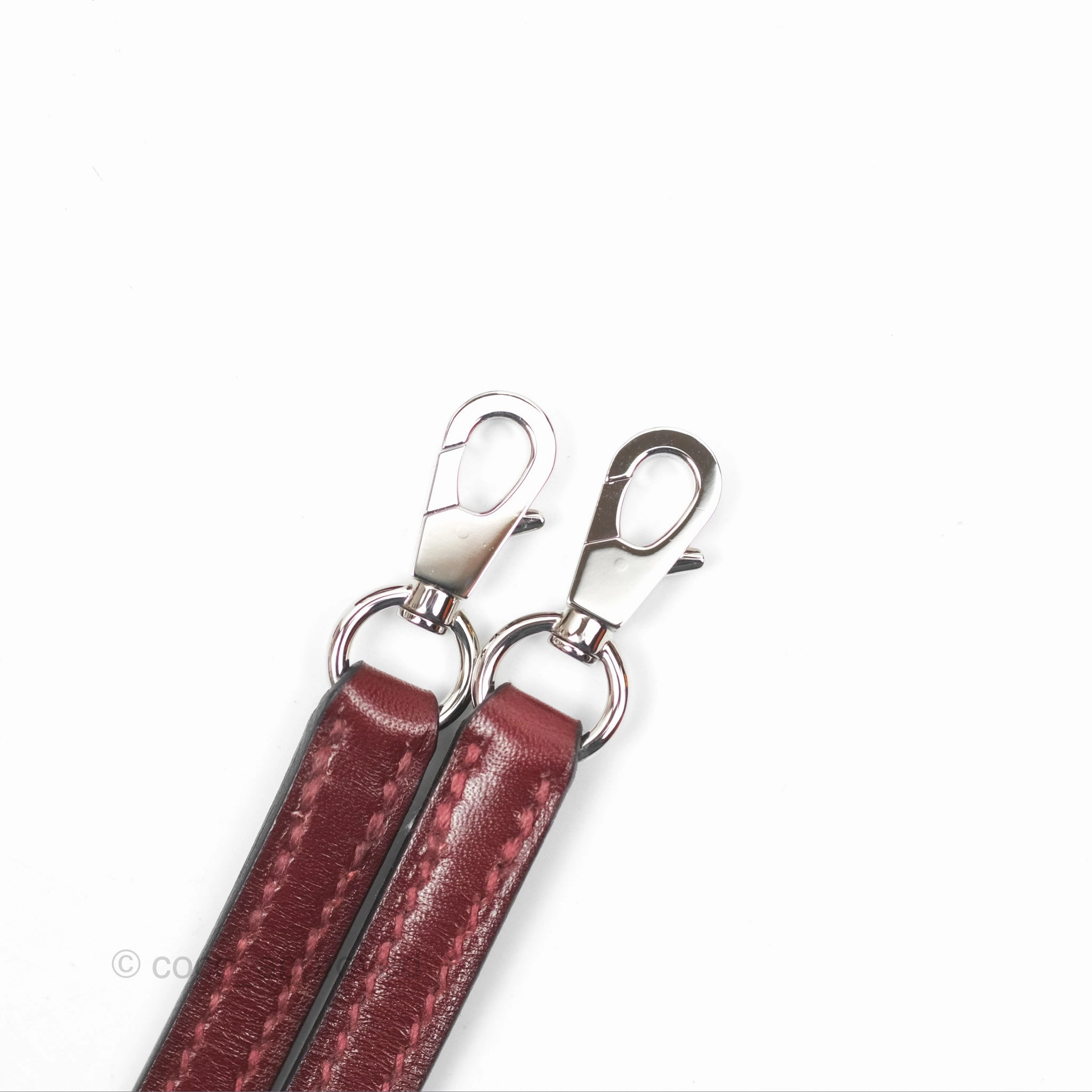 Herms Mini Kelly II Sellier Rouge H Box Leather Palladium Hardware