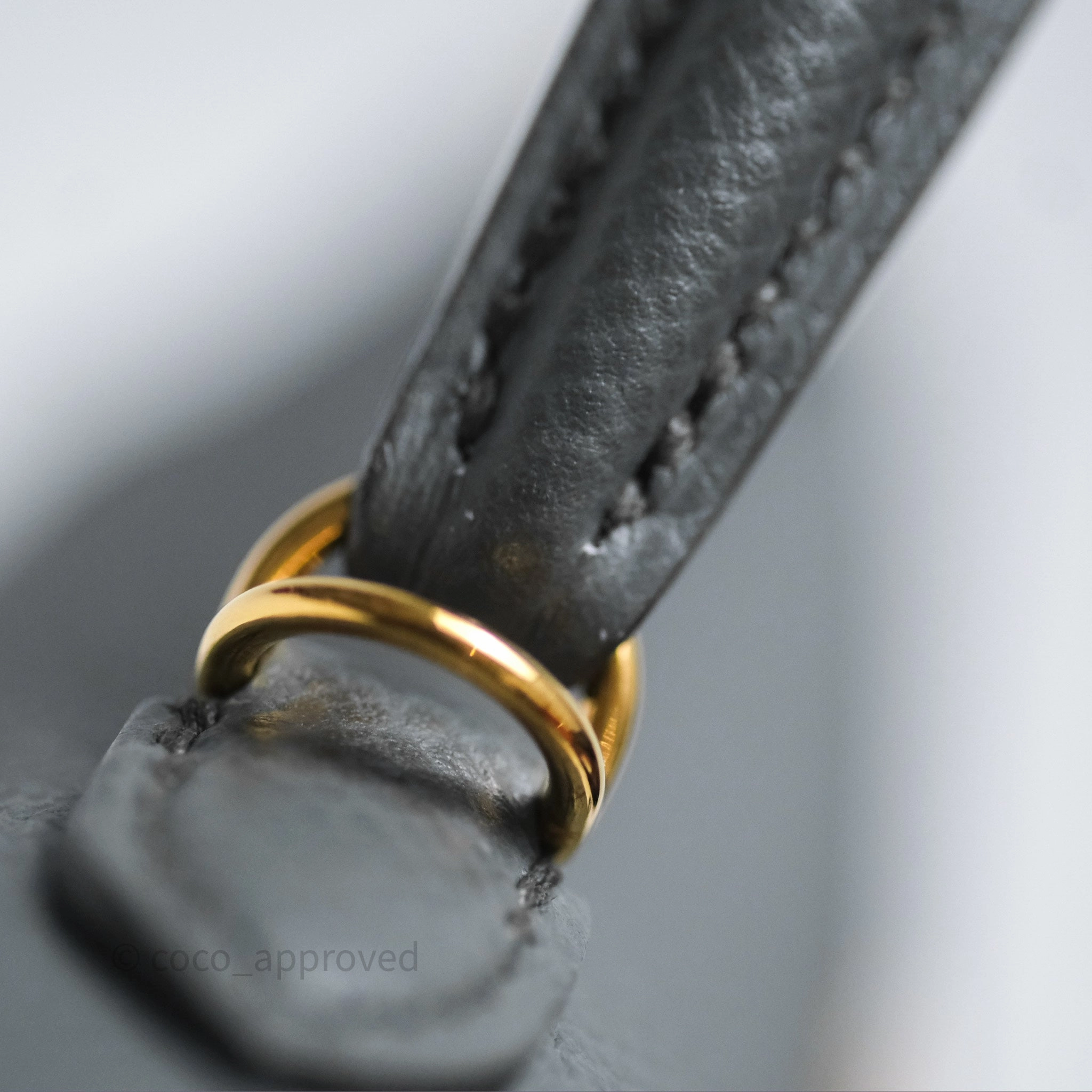 Herms Mini Kelly II Vert Amande 63 Epsom Gold Hardware