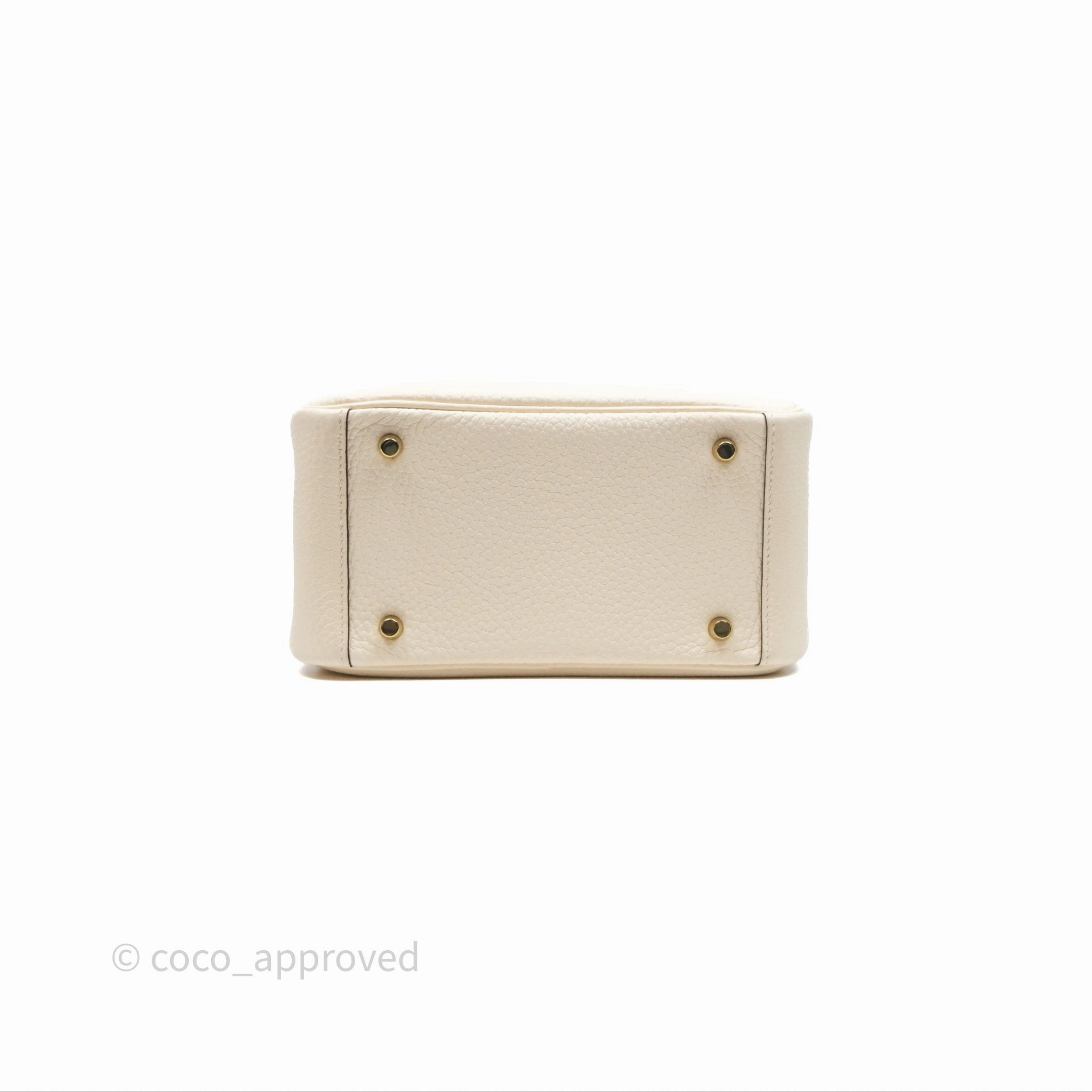 Herms Mini Lindy 20 Nata I2 Clemence Gold Hardware