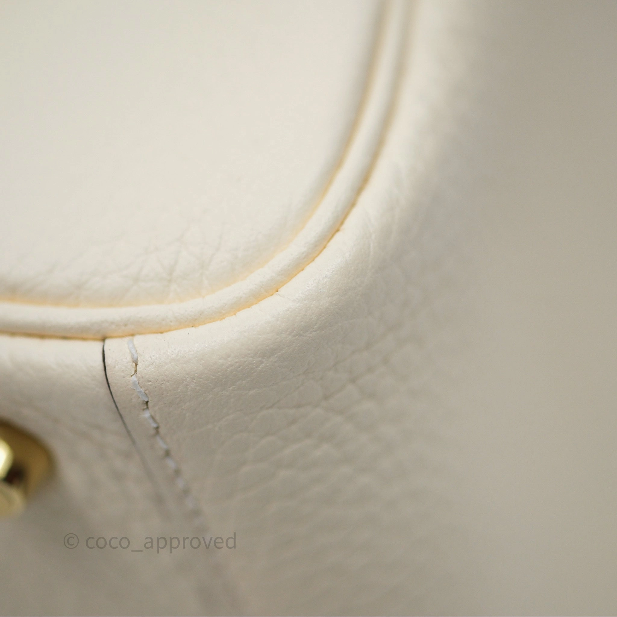 Herms Mini Lindy 20 Nata I2 Clemence Gold Hardware