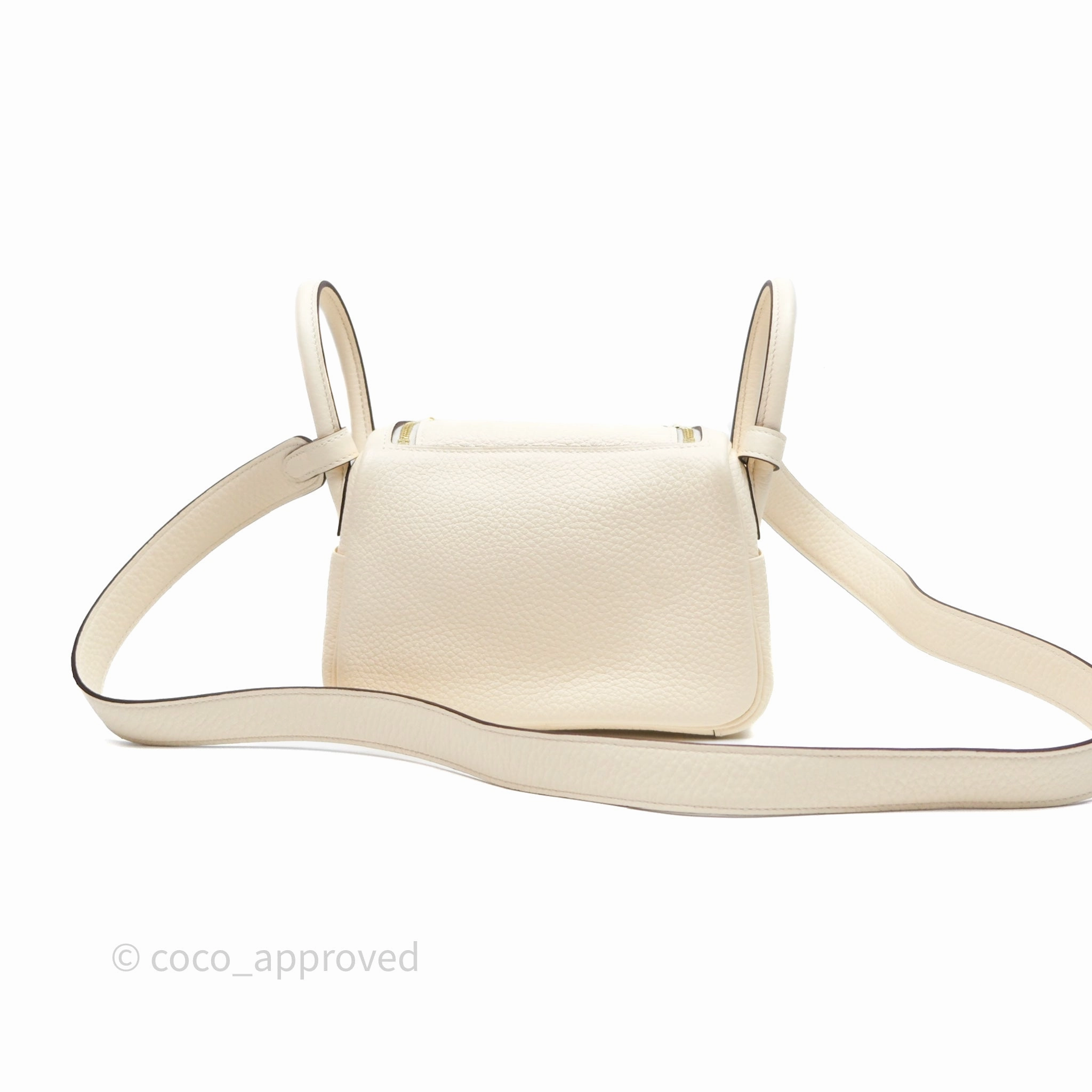 Herms Mini Lindy 20 Nata I2 Clemence Gold Hardware