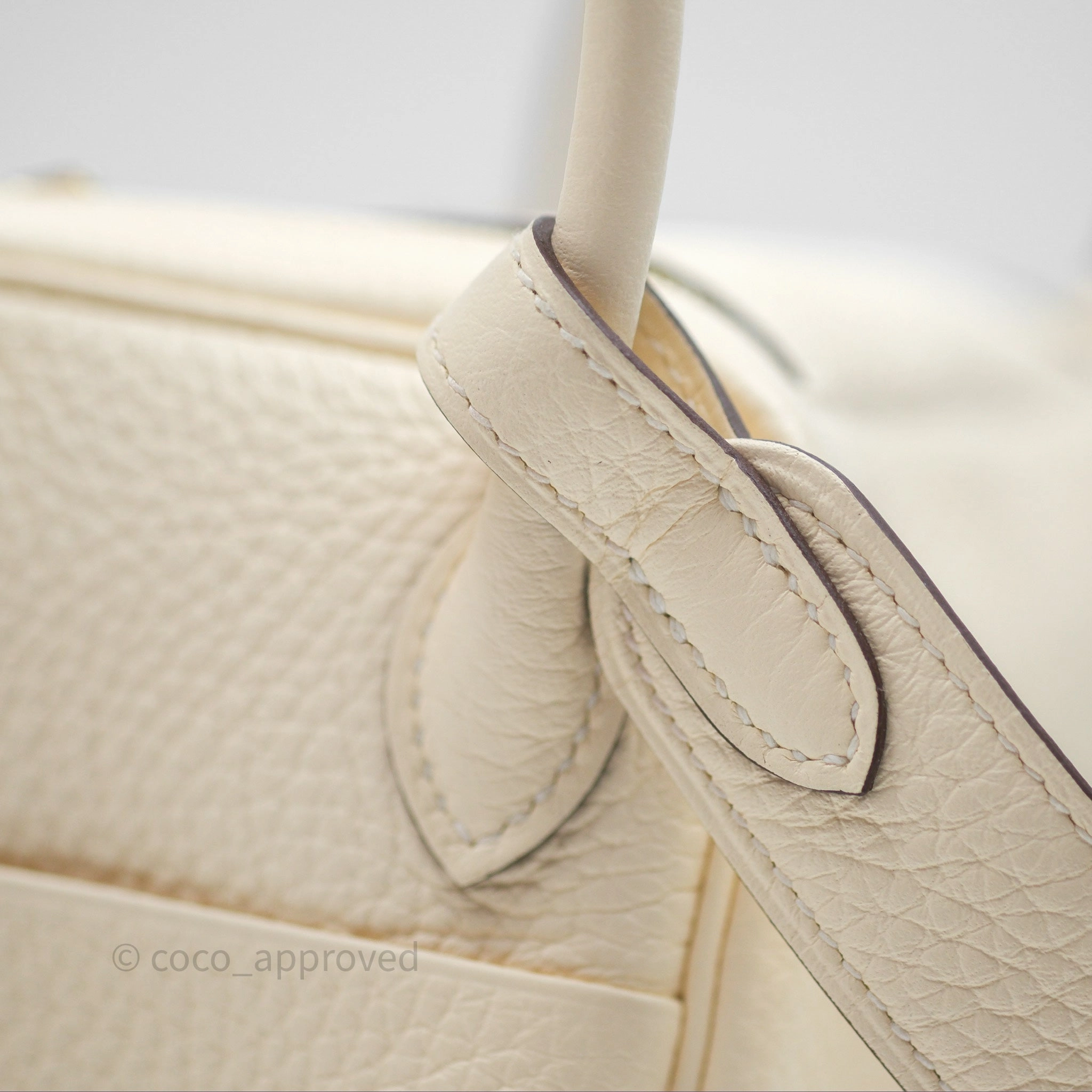 Herms Mini Lindy 20 Nata I2 Clemence Gold Hardware