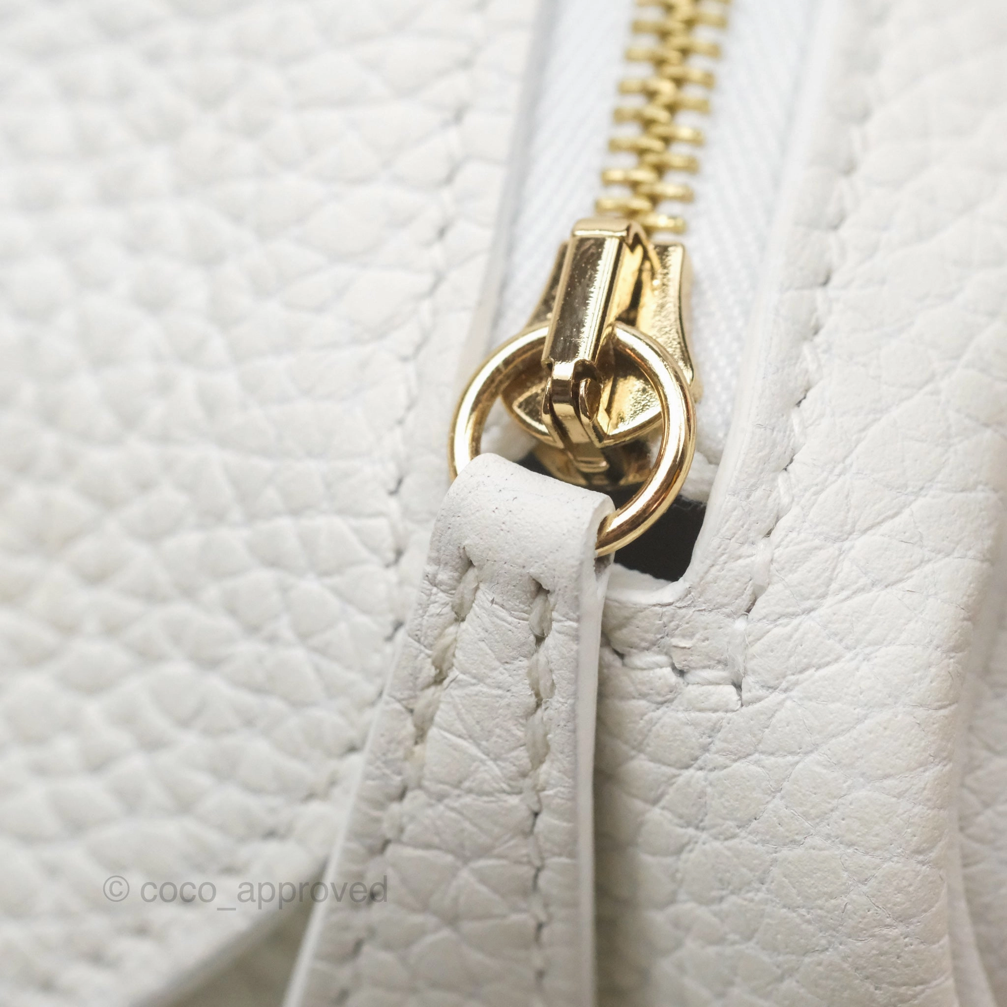 Herms Mini Lindy 20 New White 0U Clemence Gold Hardware