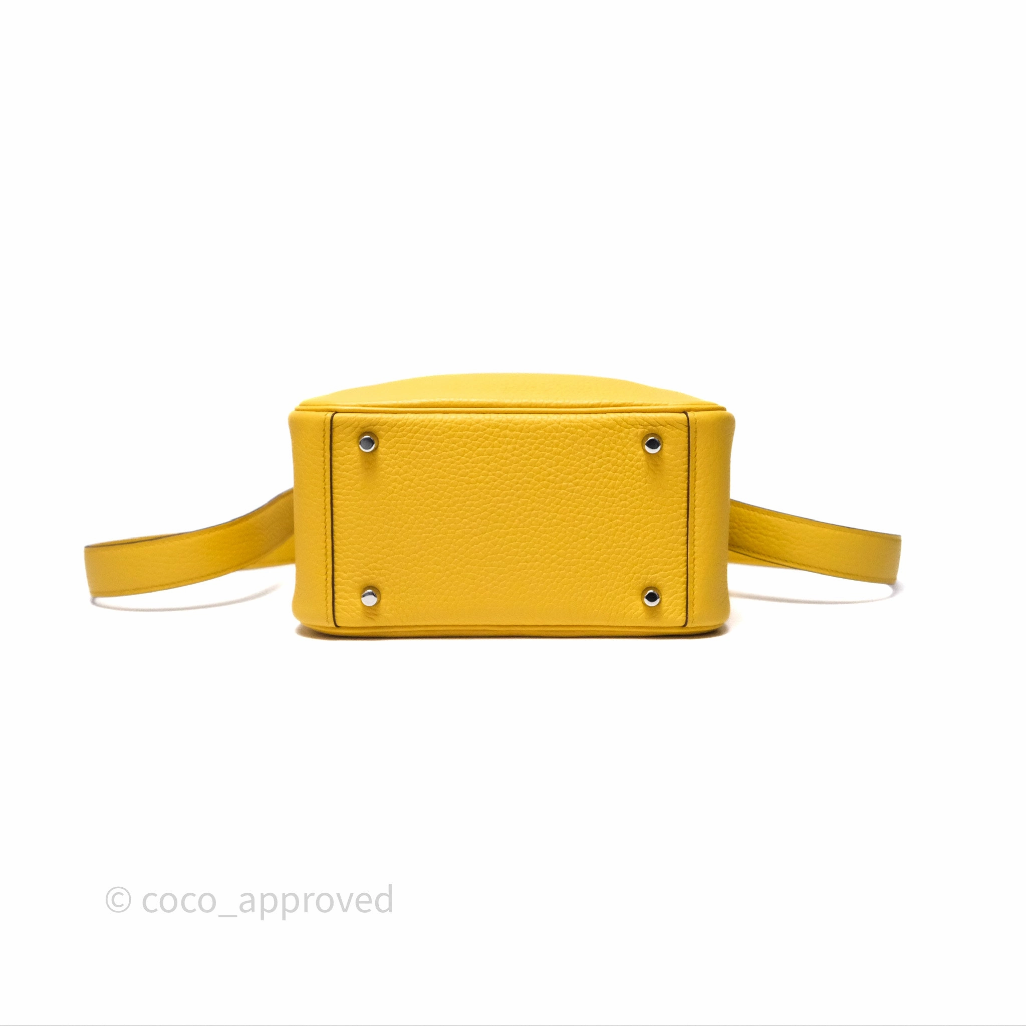 Herms Mini Lindy 20 Sun B4 Clemence Palladium Hardware
