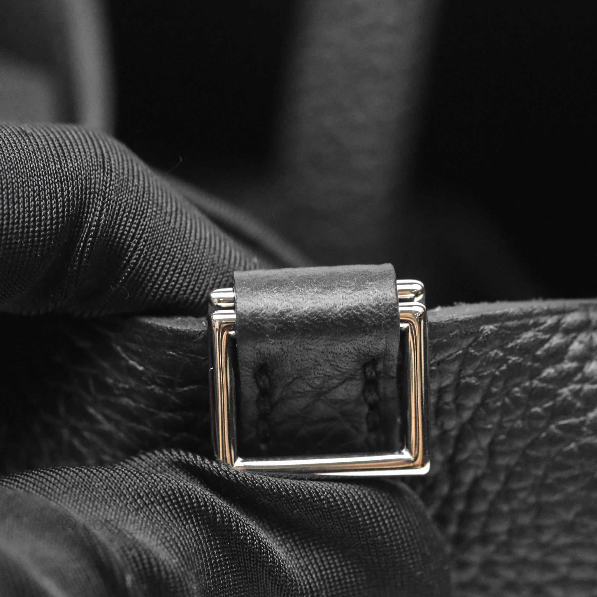 Herms Picotin 18 Black Noir 89 Clemence Palladium Hardware