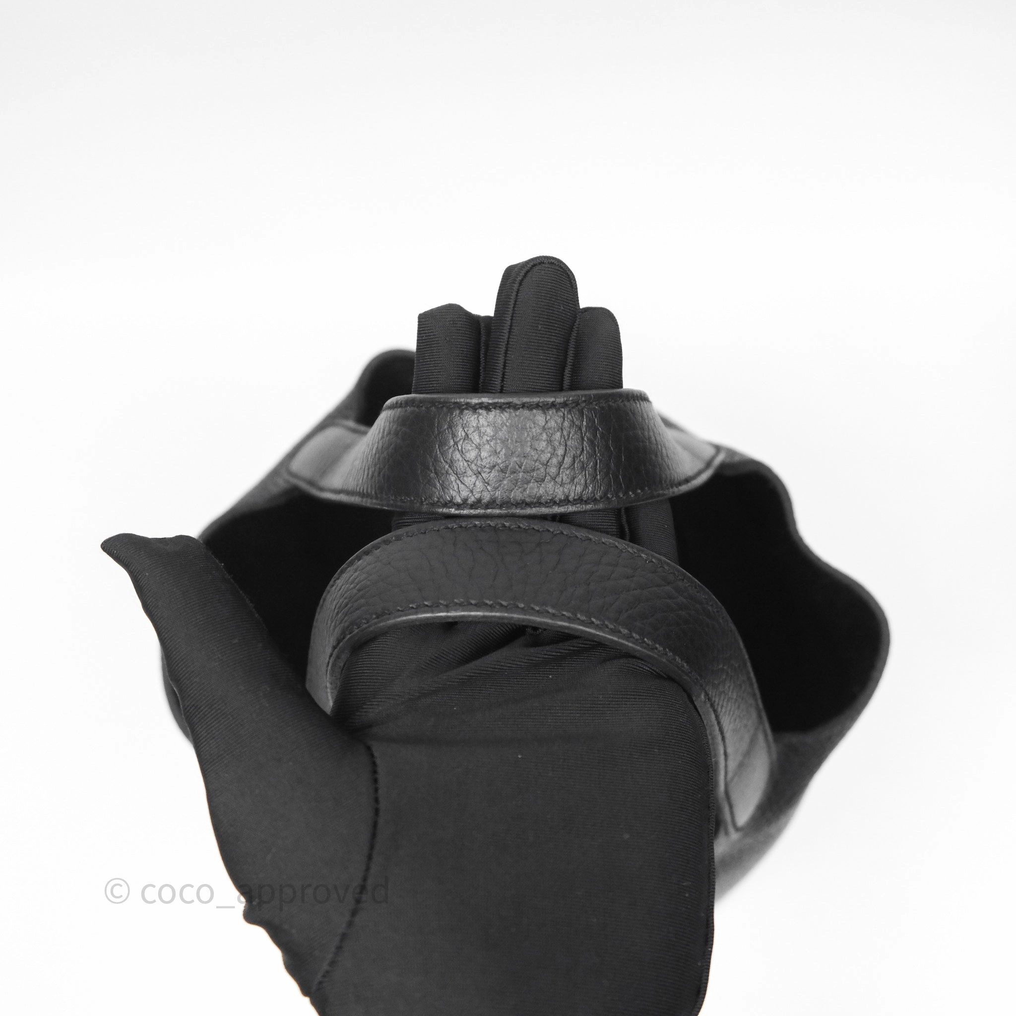 Herms Picotin 18 Black Noir 89 Clemence Palladium Hardware