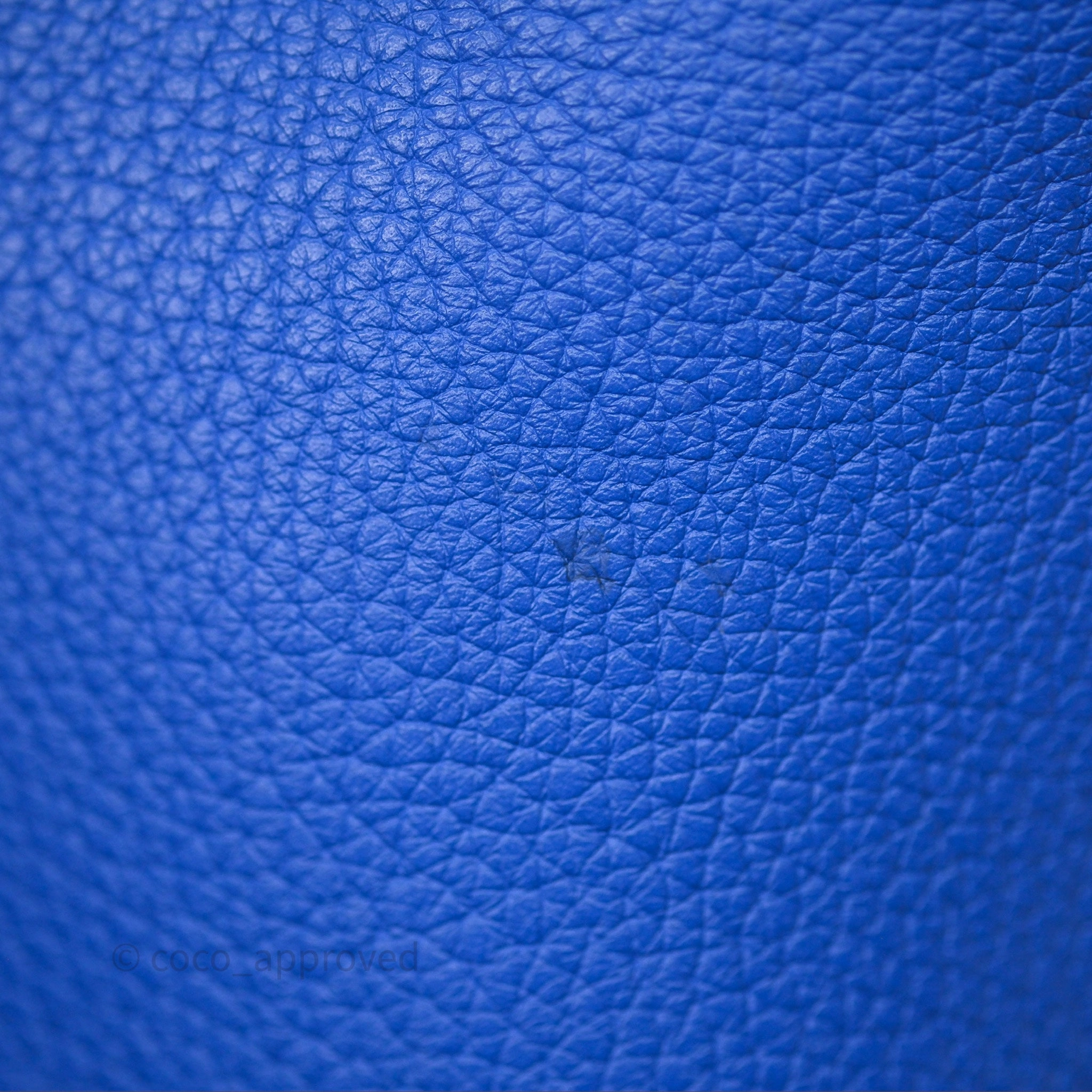 Herms Picotin 18 Bleu lectrique 7T Clemence Gold Hardware