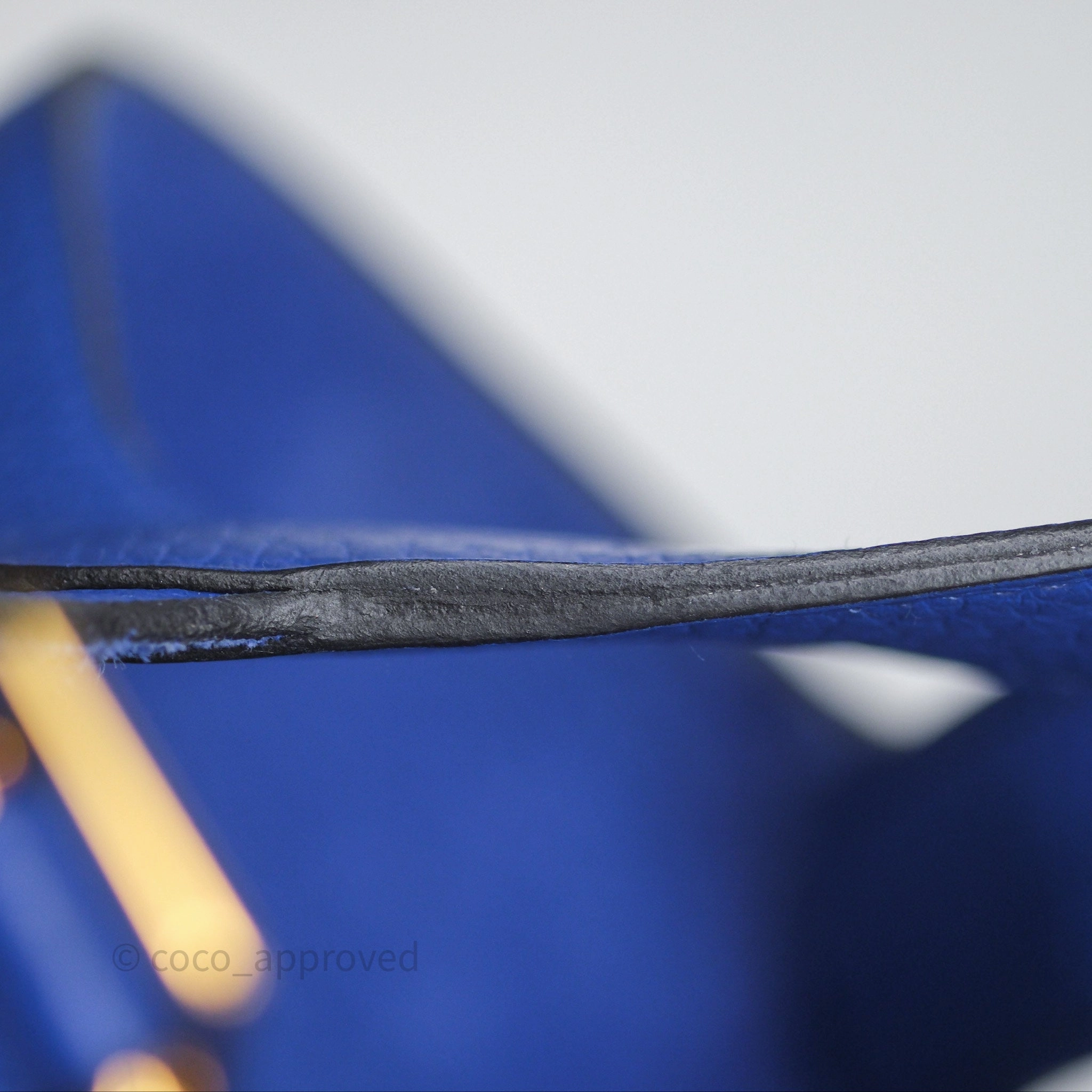 Herms Picotin 18 Bleu lectrique 7T Clemence Gold Hardware