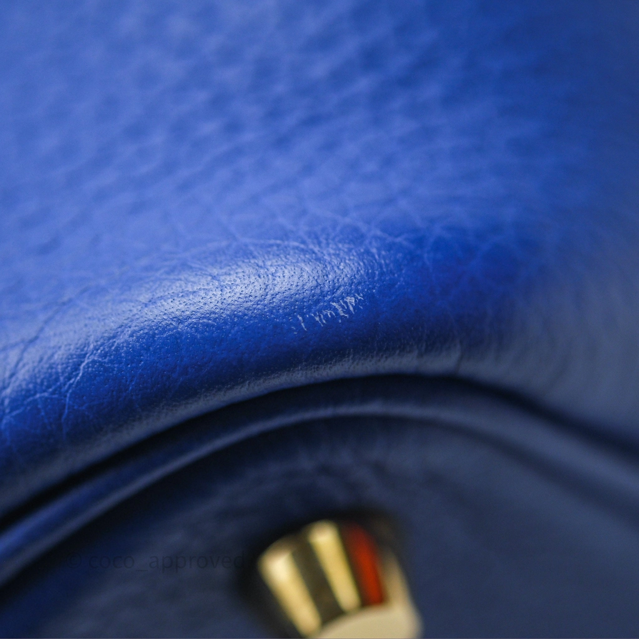 Herms Picotin 18 Bleu lectrique 7T Clemence Gold Hardware