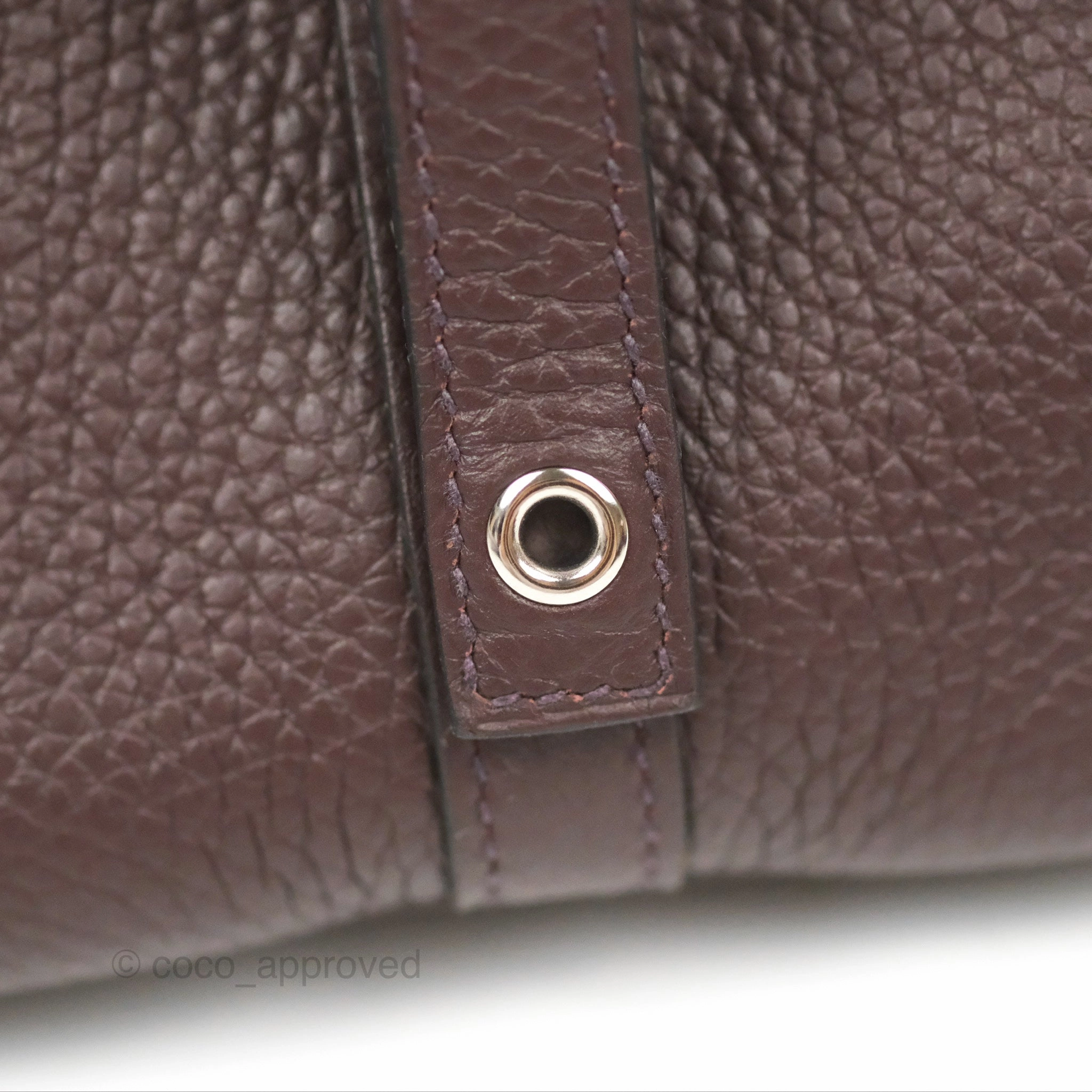 Herms Picotin 18 Eclat Rouge Sellier/ Anemone Clemence Palladium Hardware