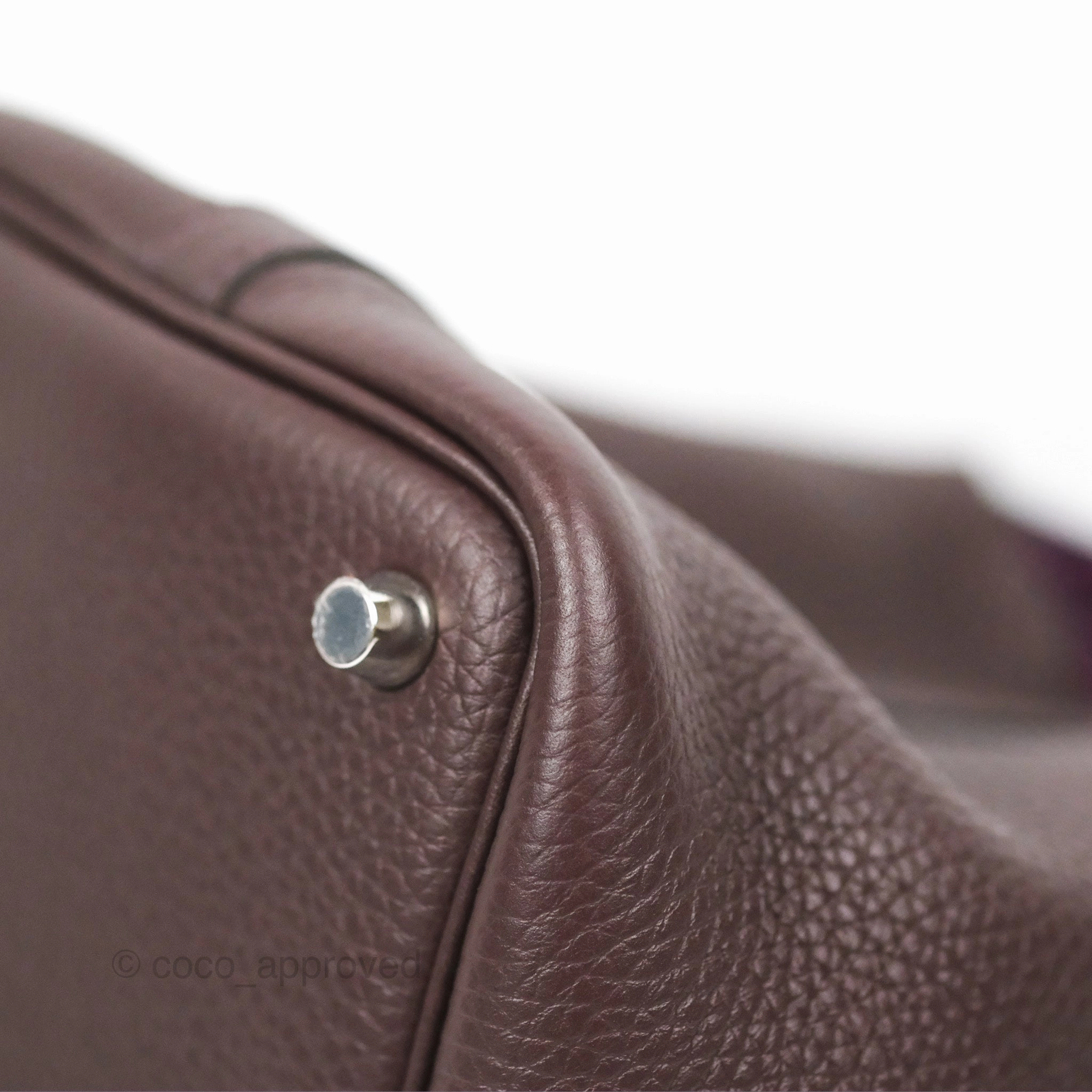 Herms Picotin 18 Eclat Rouge Sellier/ Anemone Clemence Palladium Hardware