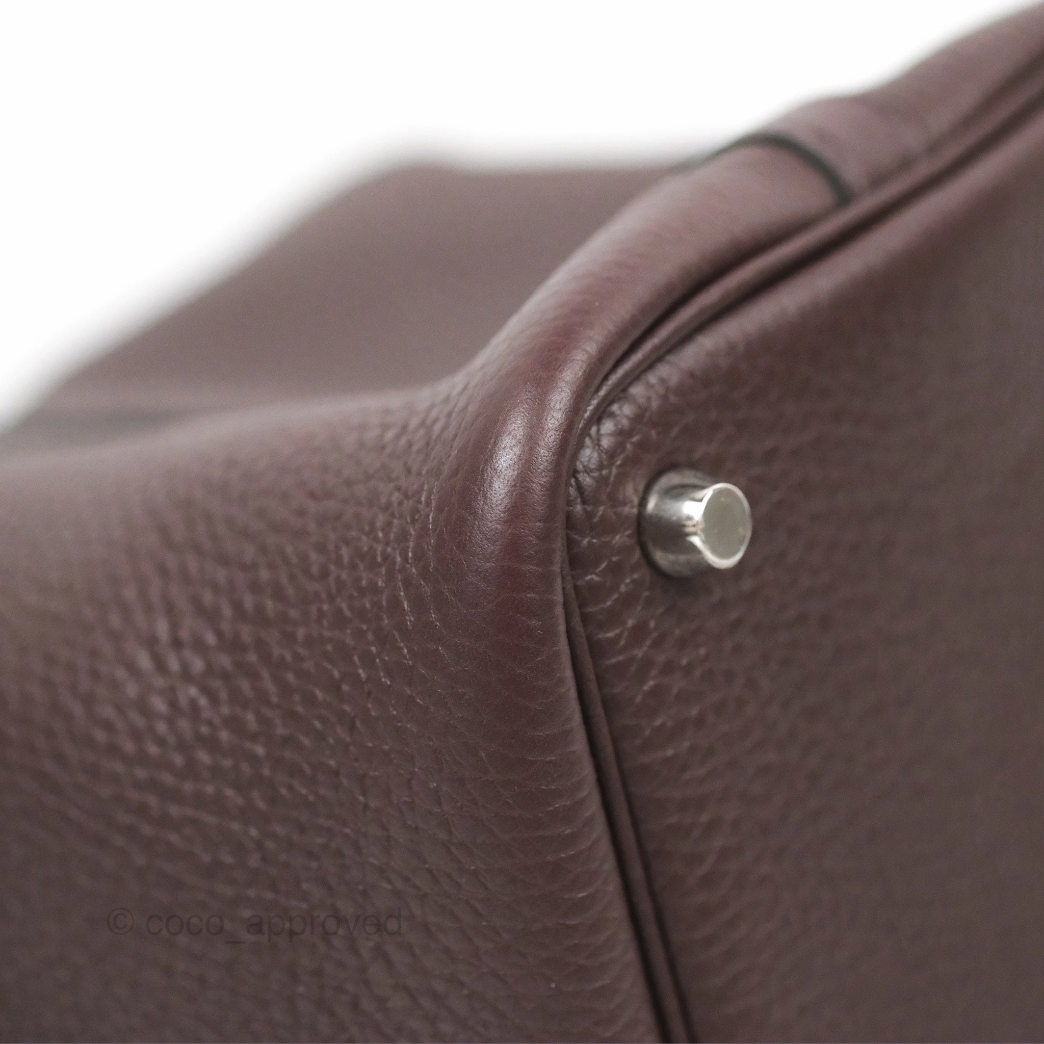 Herms Picotin 18 Eclat Rouge Sellier/ Anemone Clemence Palladium Hardware