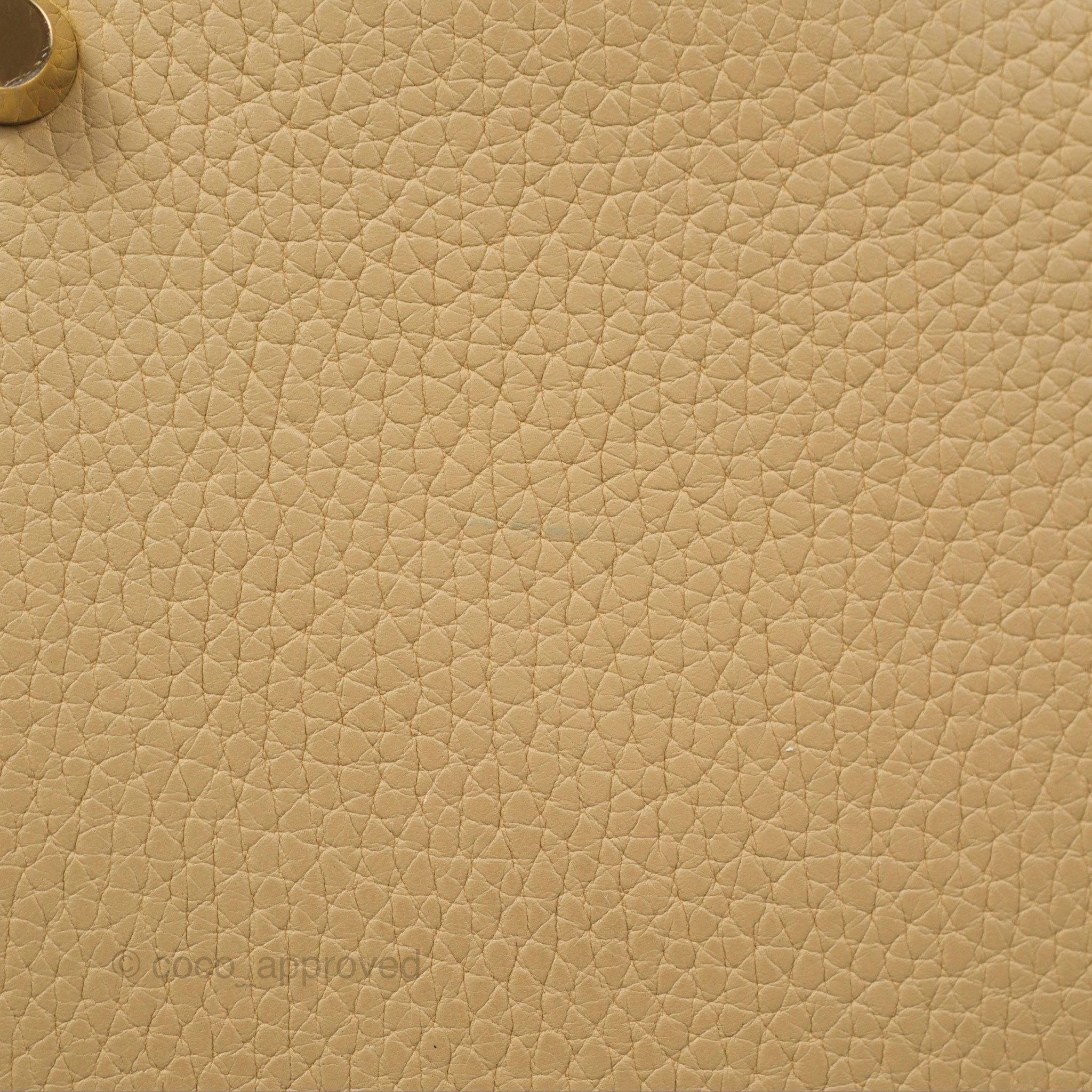 Herms Picotin 18 Trench Clemence Gold Hardware
