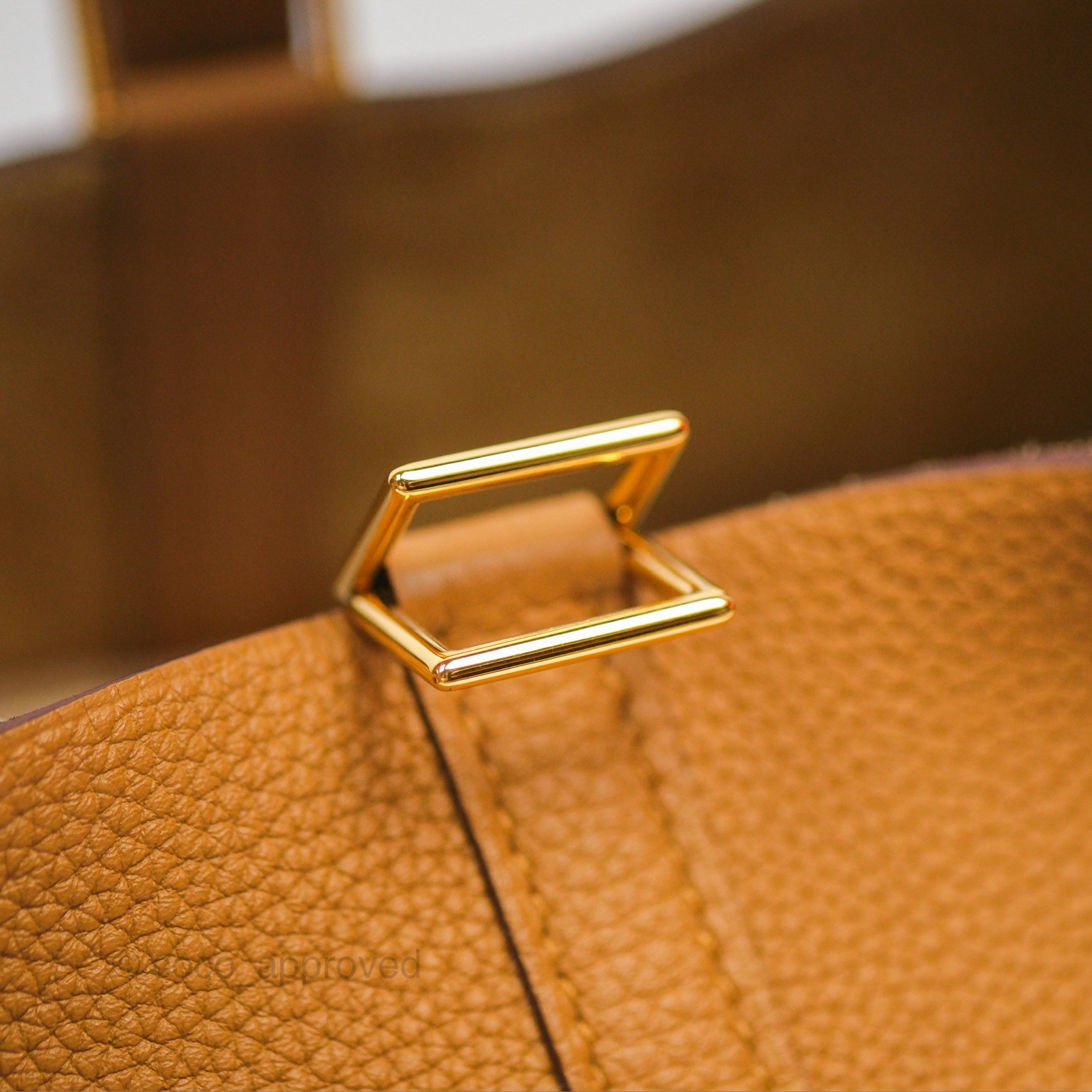 Herms Picotin 22 Sesame 2S TM Gold Hardware