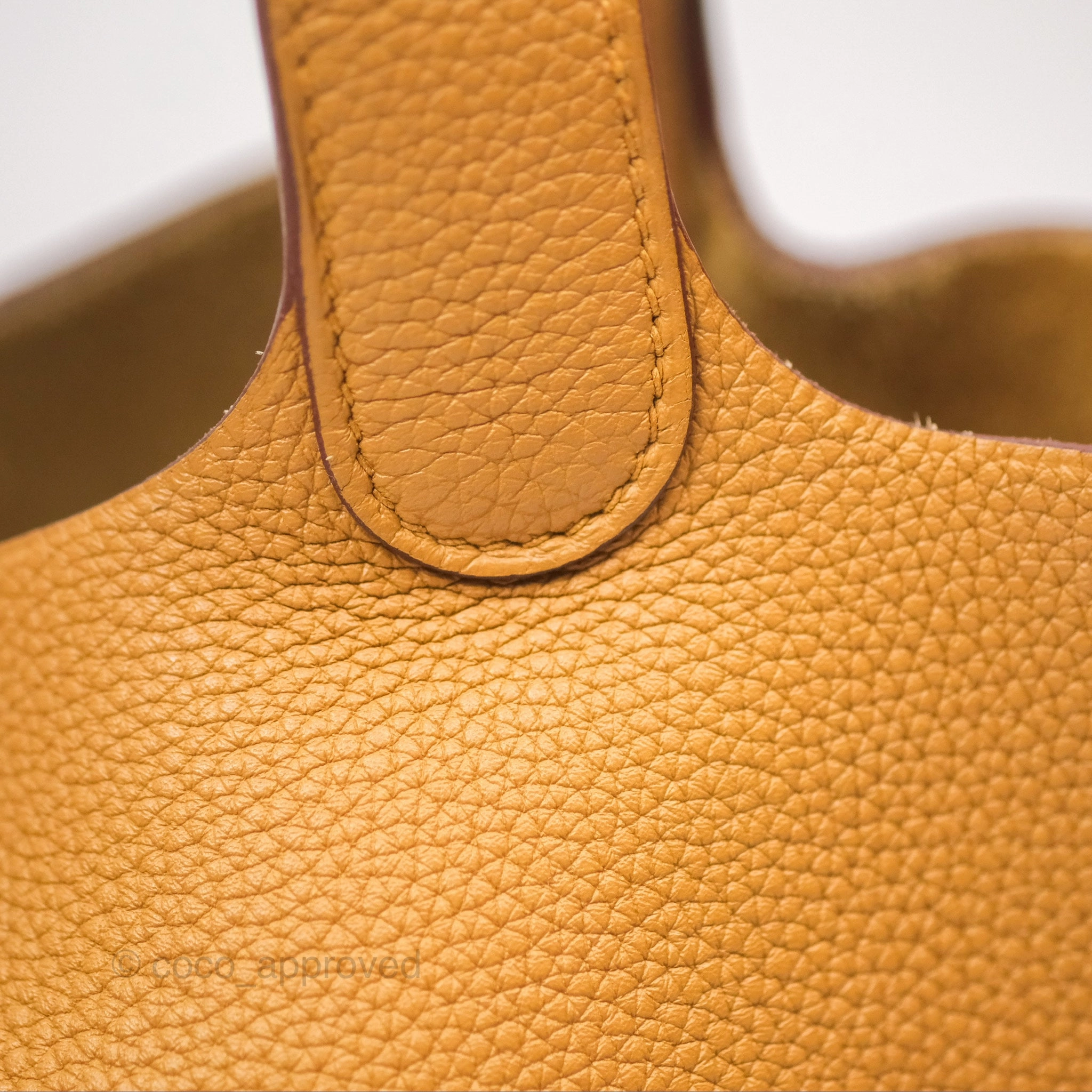 Herms Picotin 22 Sesame 2S TM Gold Hardware