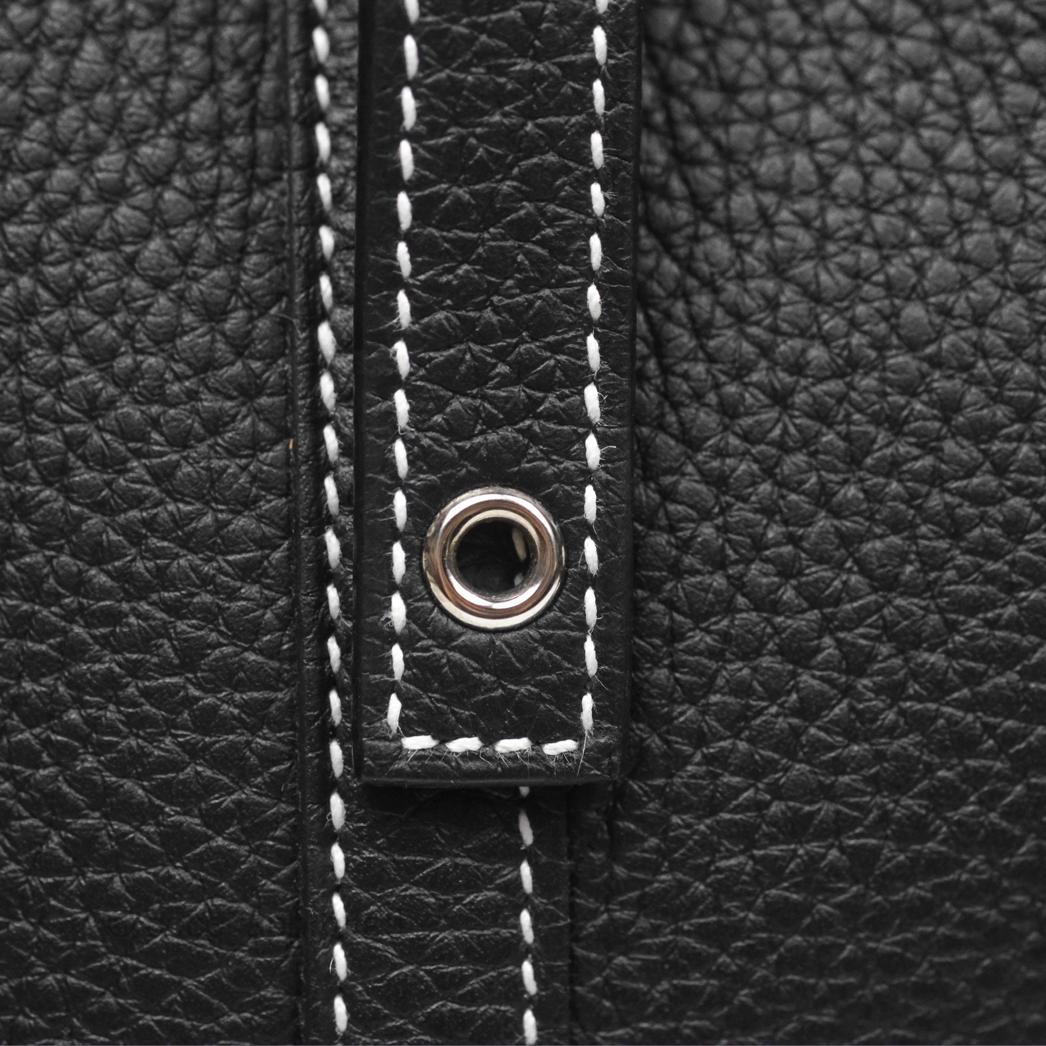 Herms Picotin 22 Stitch Black Clemence Palladium Hardware
