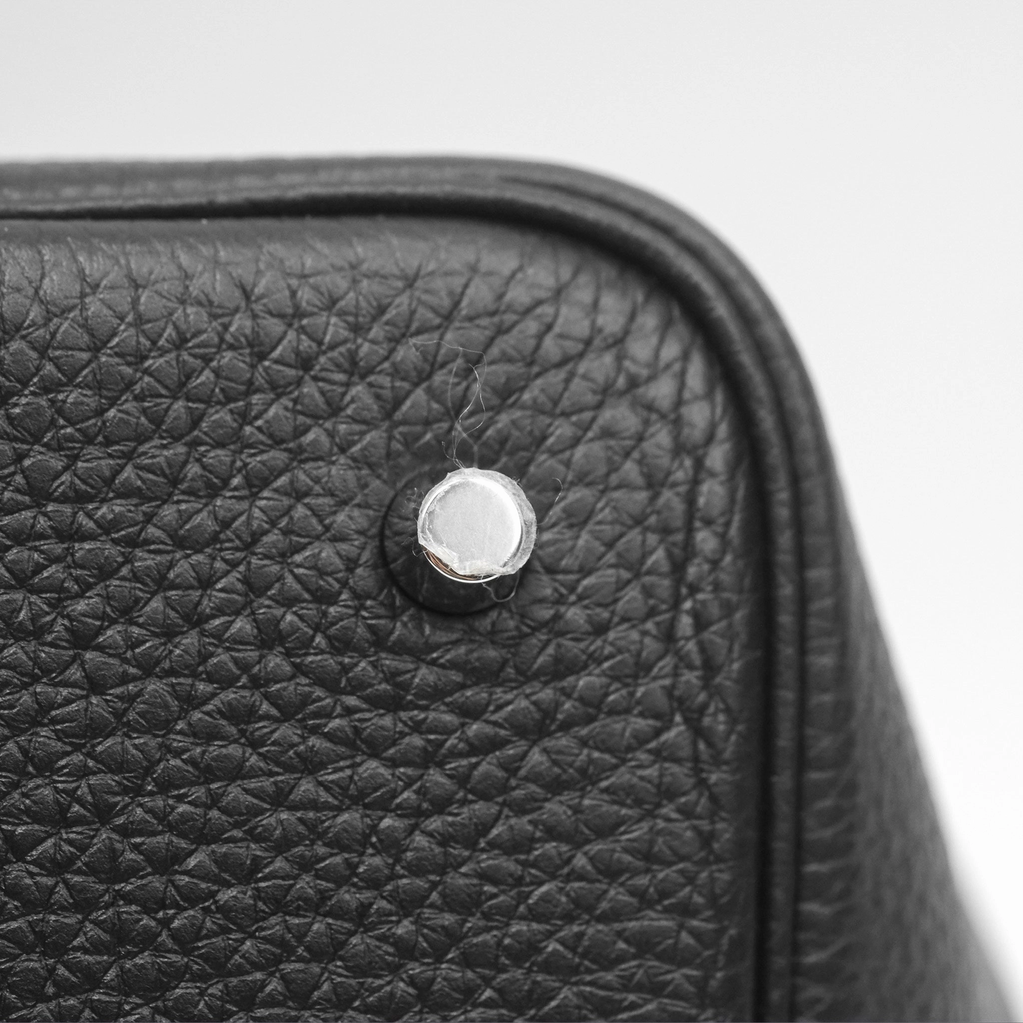 Herms Picotin 22 Stitch Black Clemence Palladium Hardware