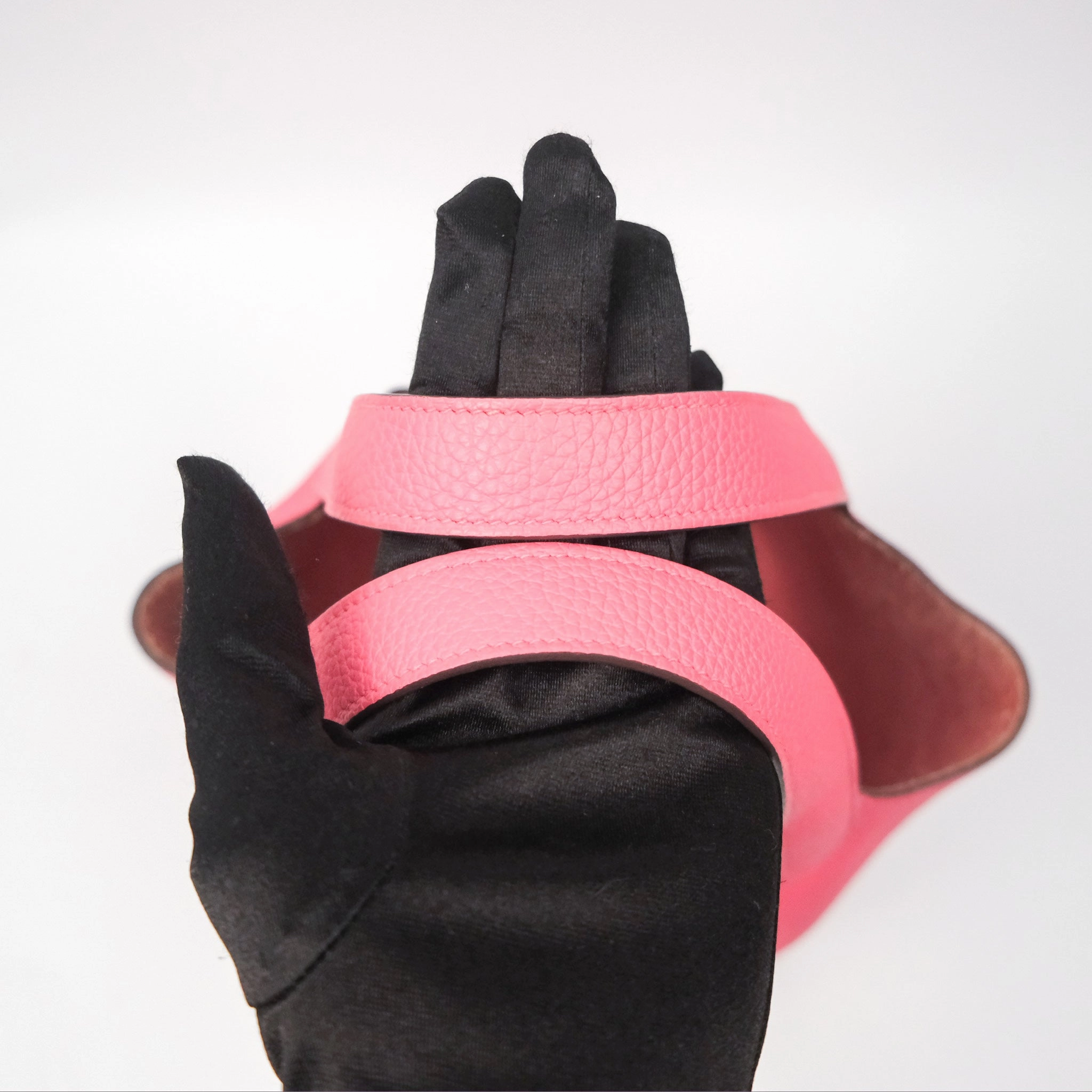 Herms Picotin Lock 18 Eclat Rose Azalee Clemence/ Terre Battue Swift Palladium Hardware