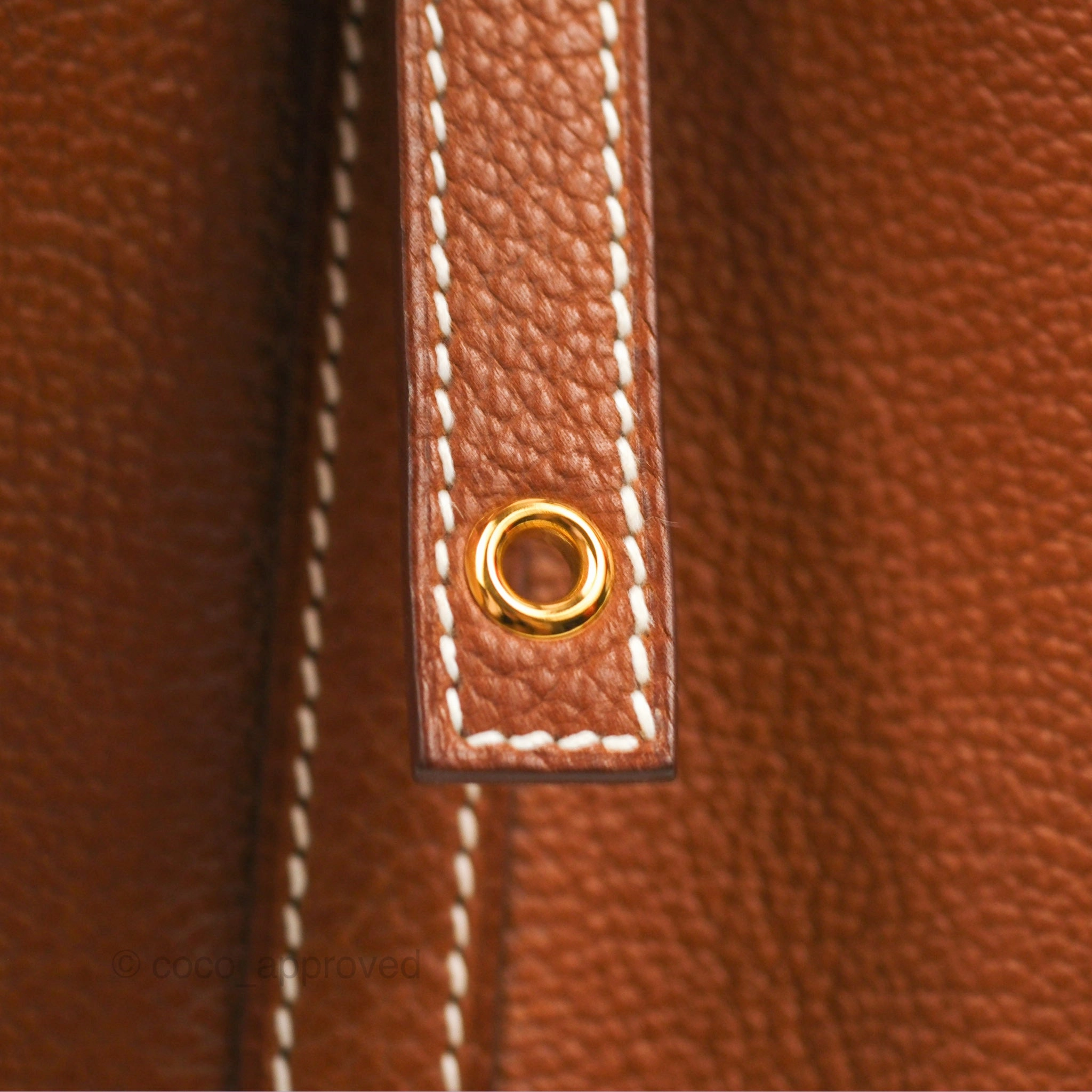 Herms Picotin Lock 18 Fauve Barenia Gold Hardware