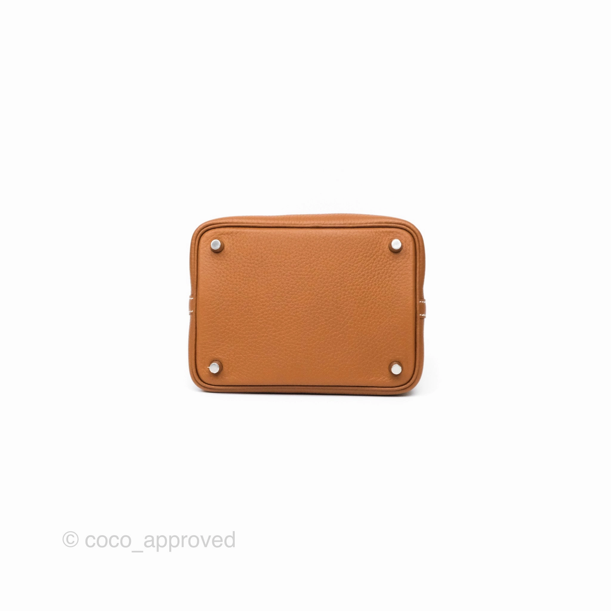 Herms Picotin Lock 18 Gold 37 Clemence Palladium Hardware