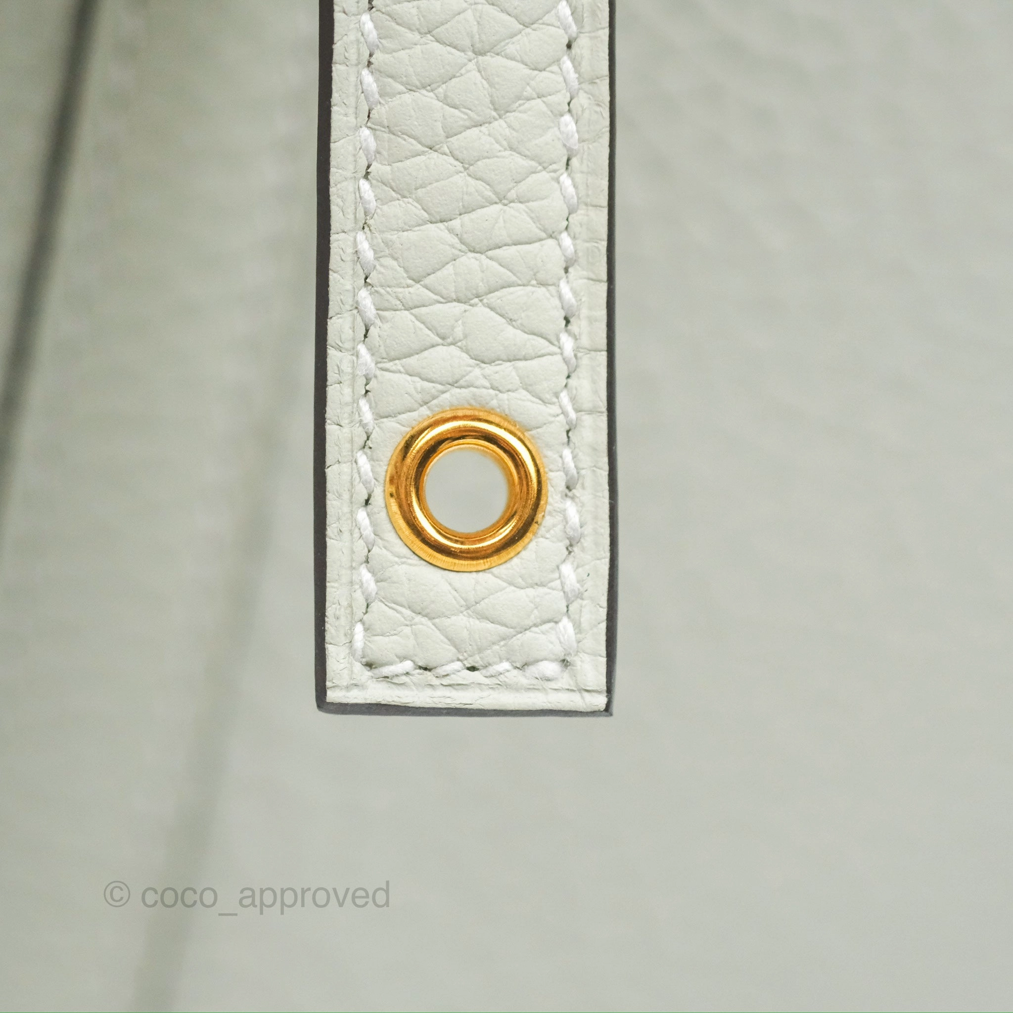 Herms Picotin Lock 18 Gris Neve Taurillon Clemence Gold Hardware