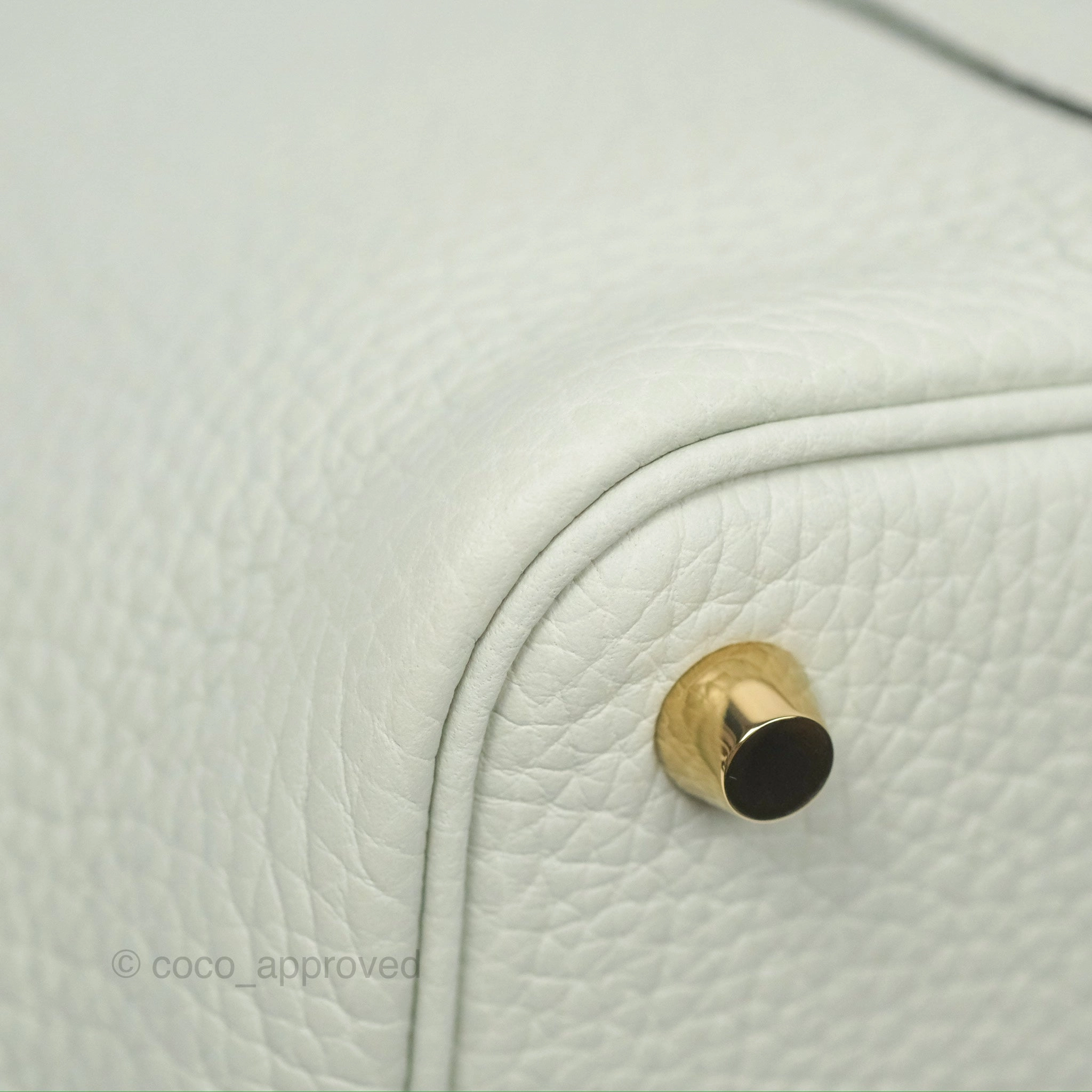 Herms Picotin Lock 18 Gris Neve Taurillon Clemence Gold Hardware