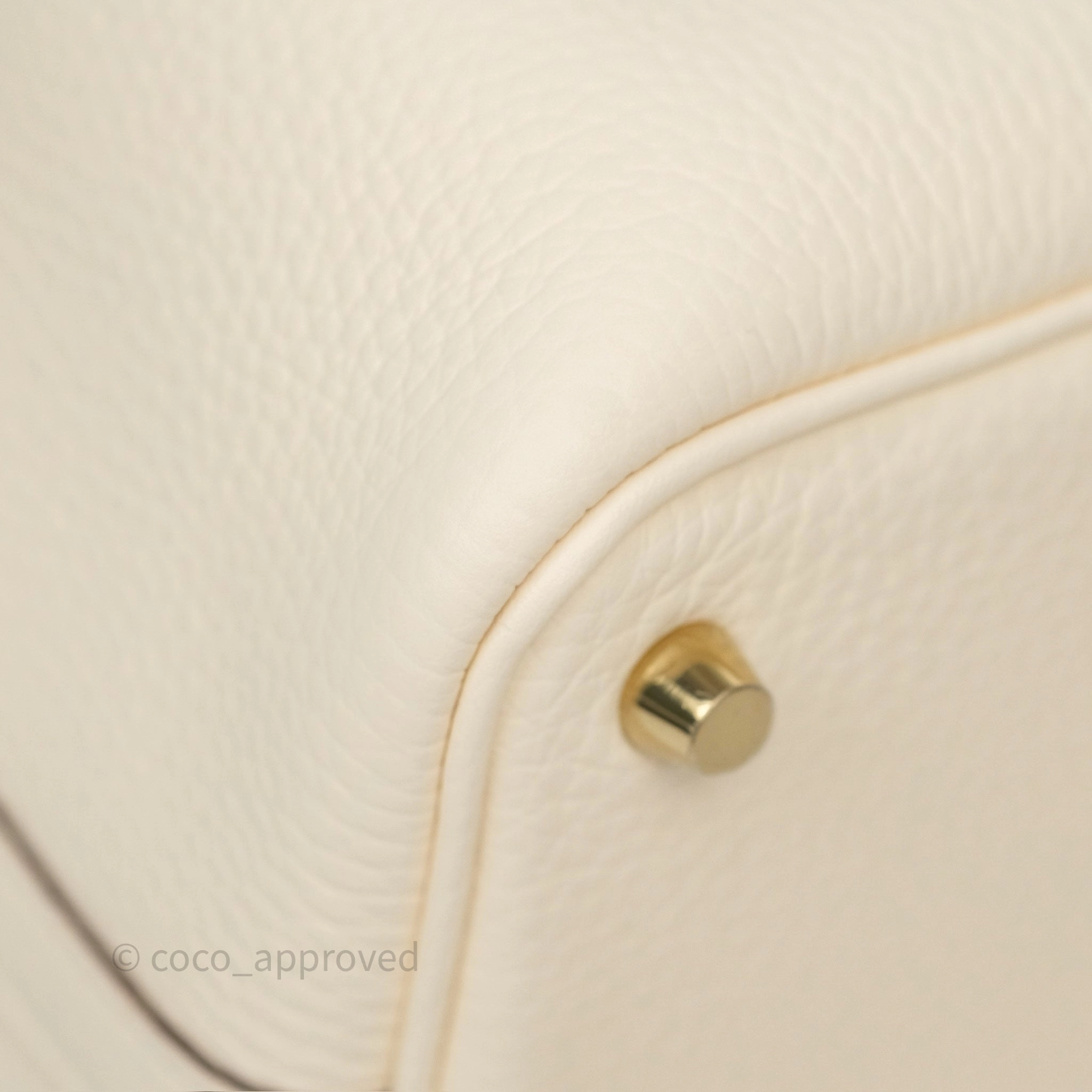 Herms Picotin Lock 18 Nata I2 Clemence Gold Hardware