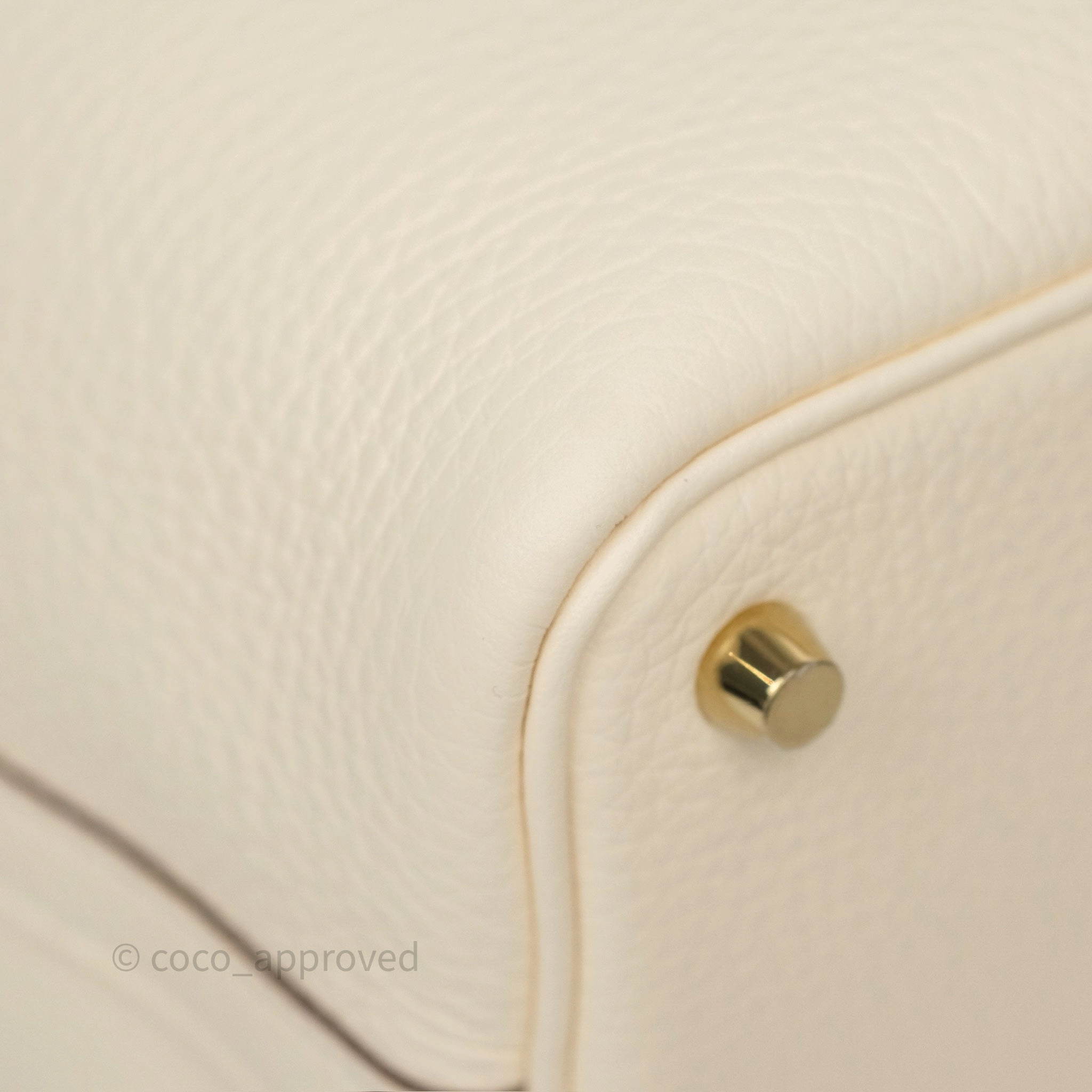 Herms Picotin Lock 18 Nata I2 Clemence Gold Hardware