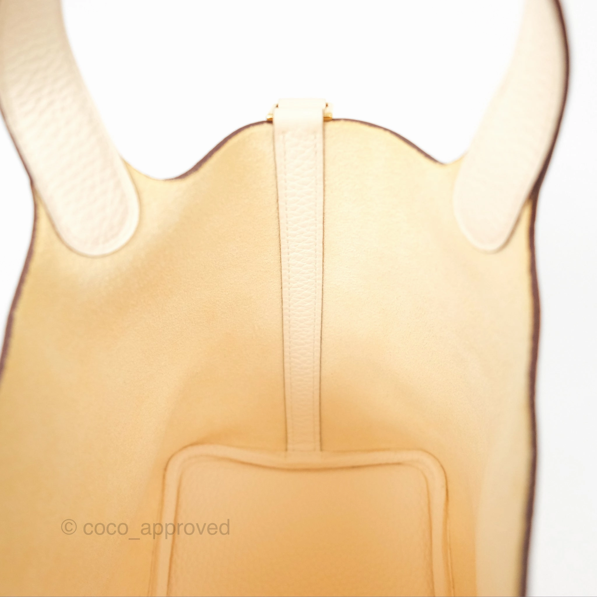 Herms Picotin Lock 18 Nata I2 Taurillon Clemence Gold Hardware
