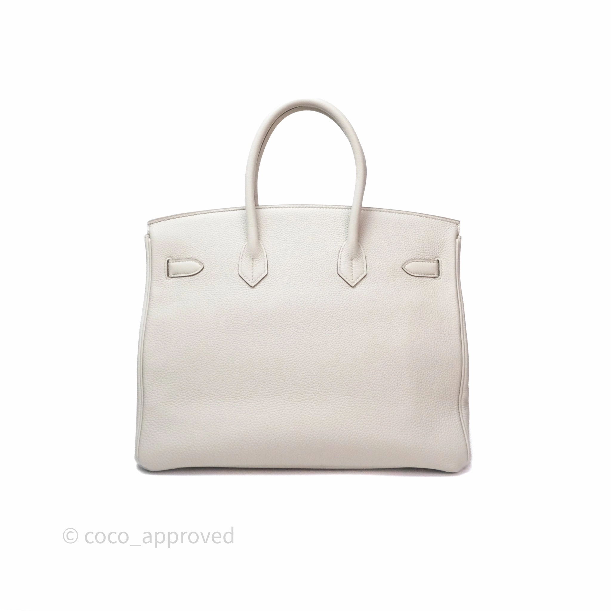 Herms Retourne Birkin 35 Beton Togo Gold Hardware