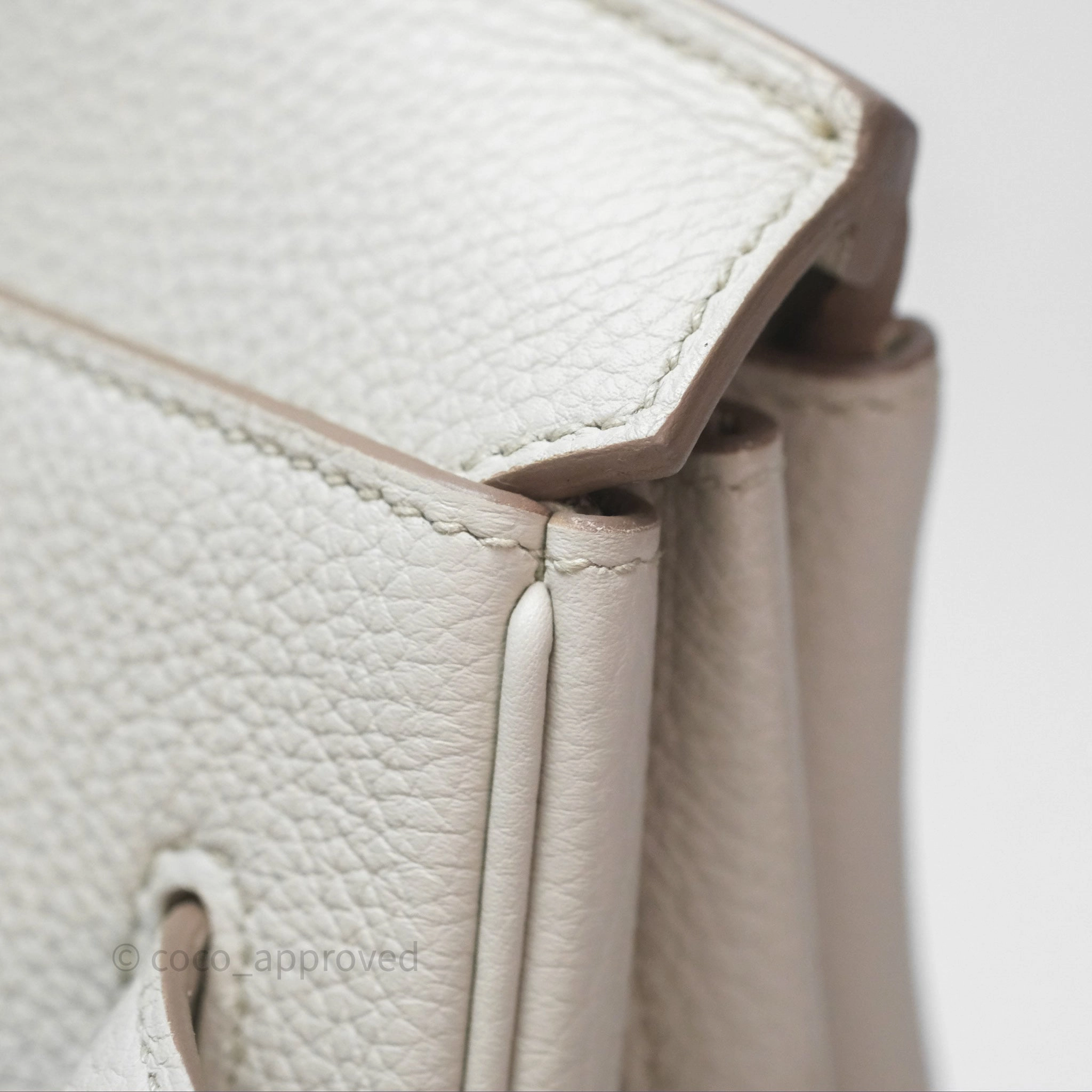 Herms Retourne Birkin 35 Beton Togo Gold Hardware