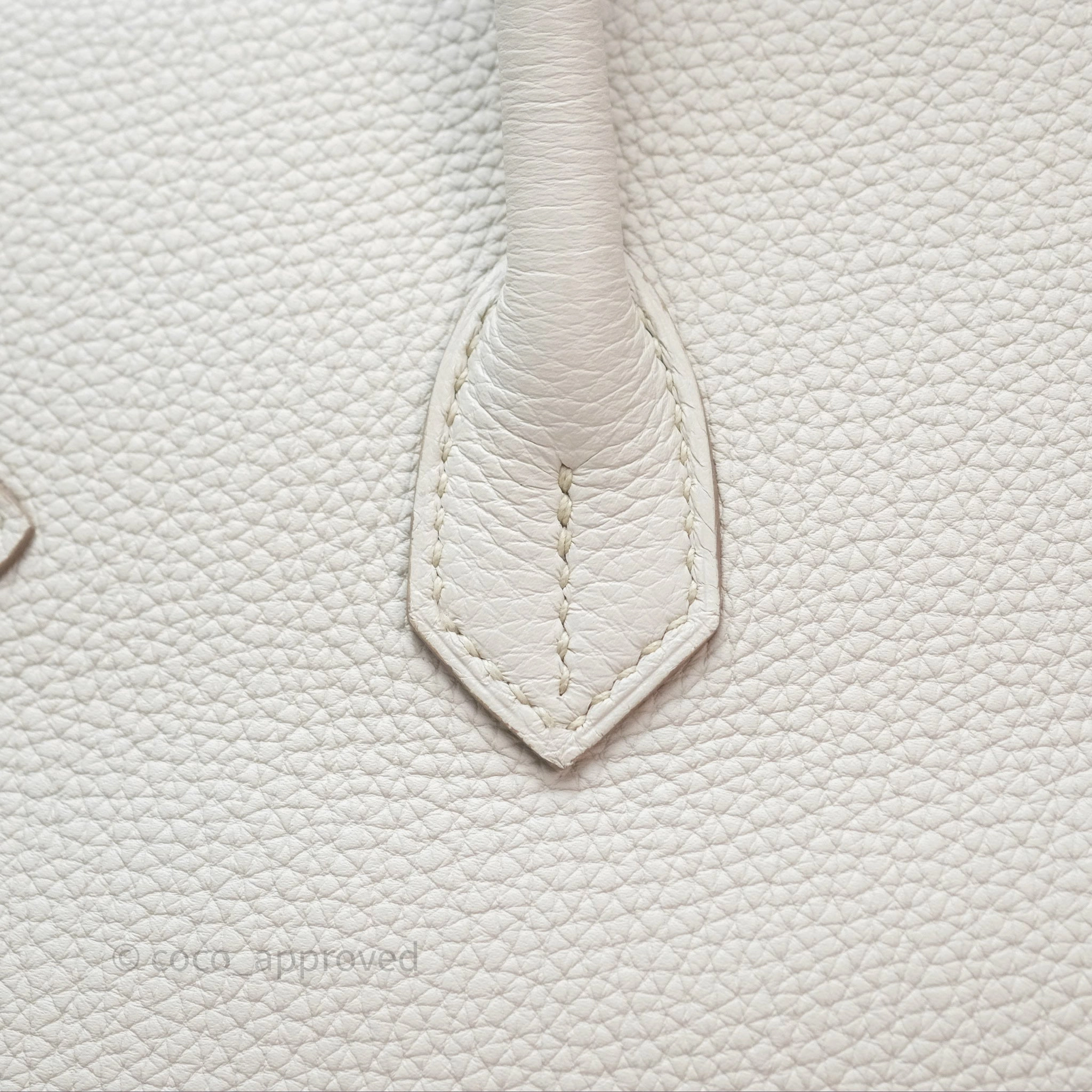 Herms Retourne Birkin 35 Beton Togo Gold Hardware